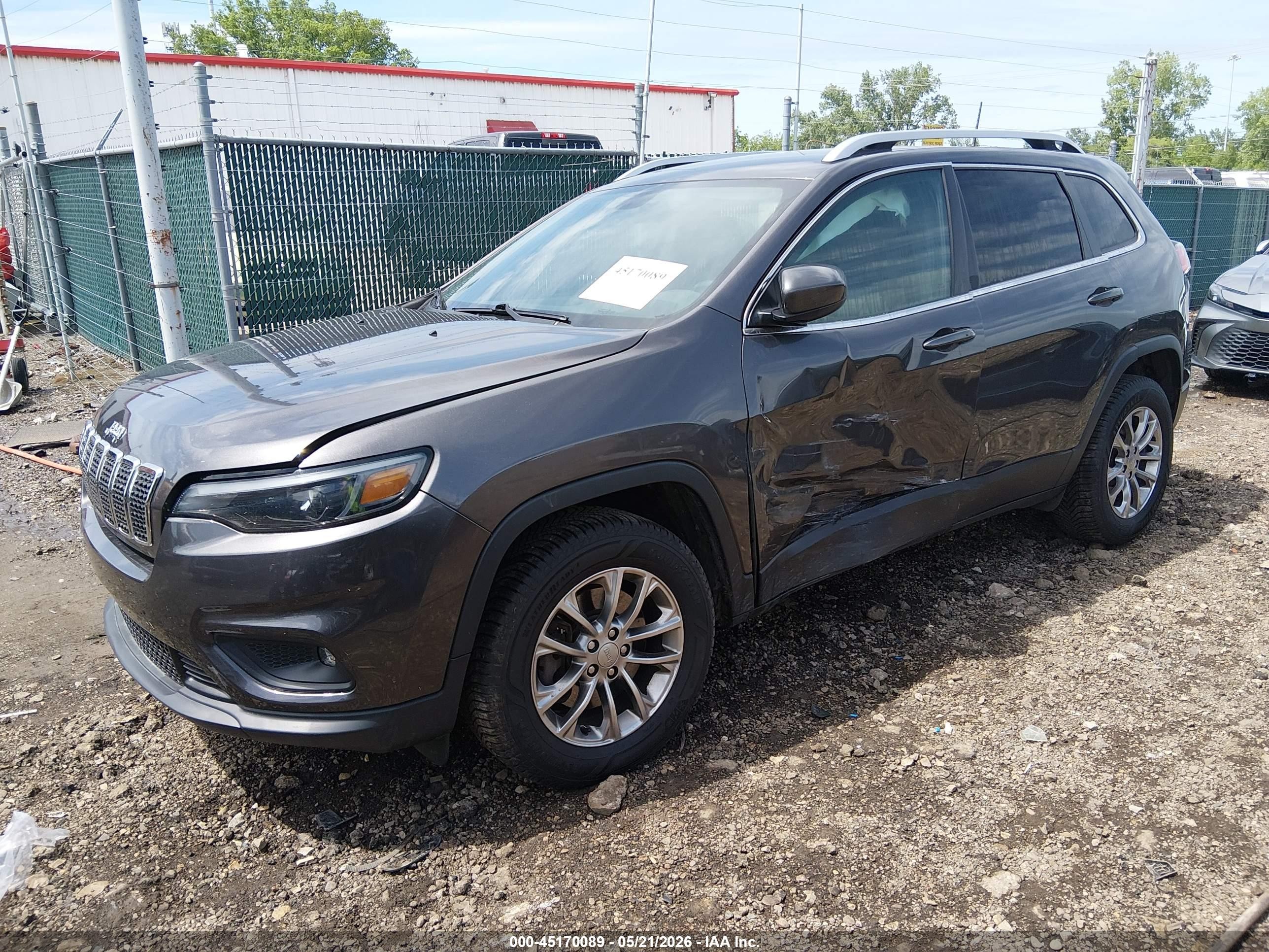 2019 Jeep Cherokee Latitude Plus 4x4 Black vin: 1C4PJMLN6KD123601
