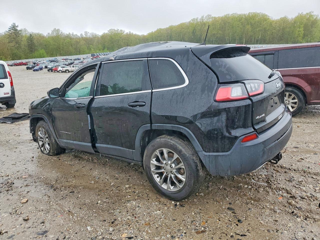 2019 Jeep Cherokee Latitude Plus Black vin: 1C4PJMLX0KD287766