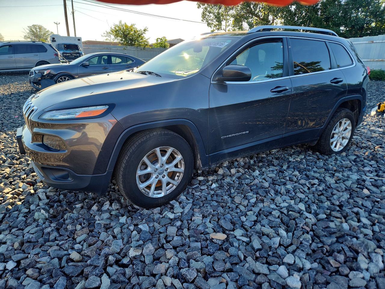 2018 Jeep Cherokee Latitude Plus Gray vin: 1C4PJMLX4JD526914
