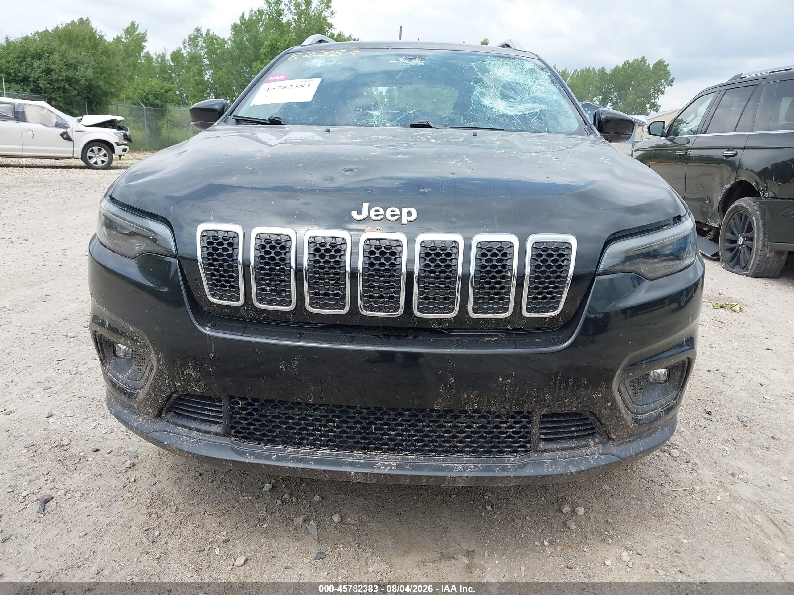 2020 Jeep Cherokee Latitude Plus 4x4 Black vin: 1C4PJMLX6LD608050