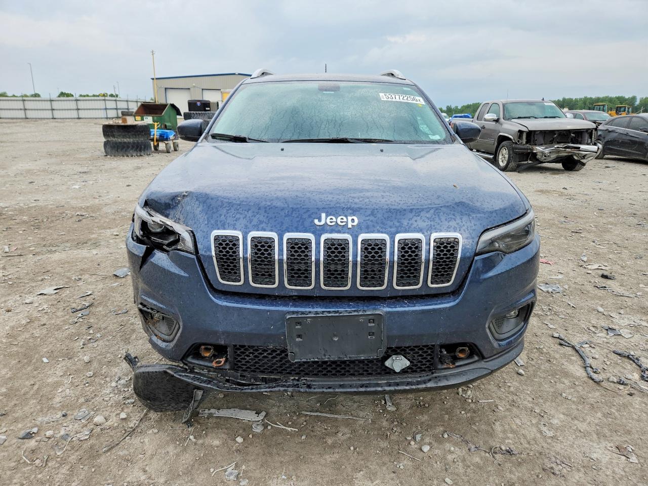 2019 Jeep Cherokee Latitude Plus Blue vin: 1C4PJMLX7KD462935