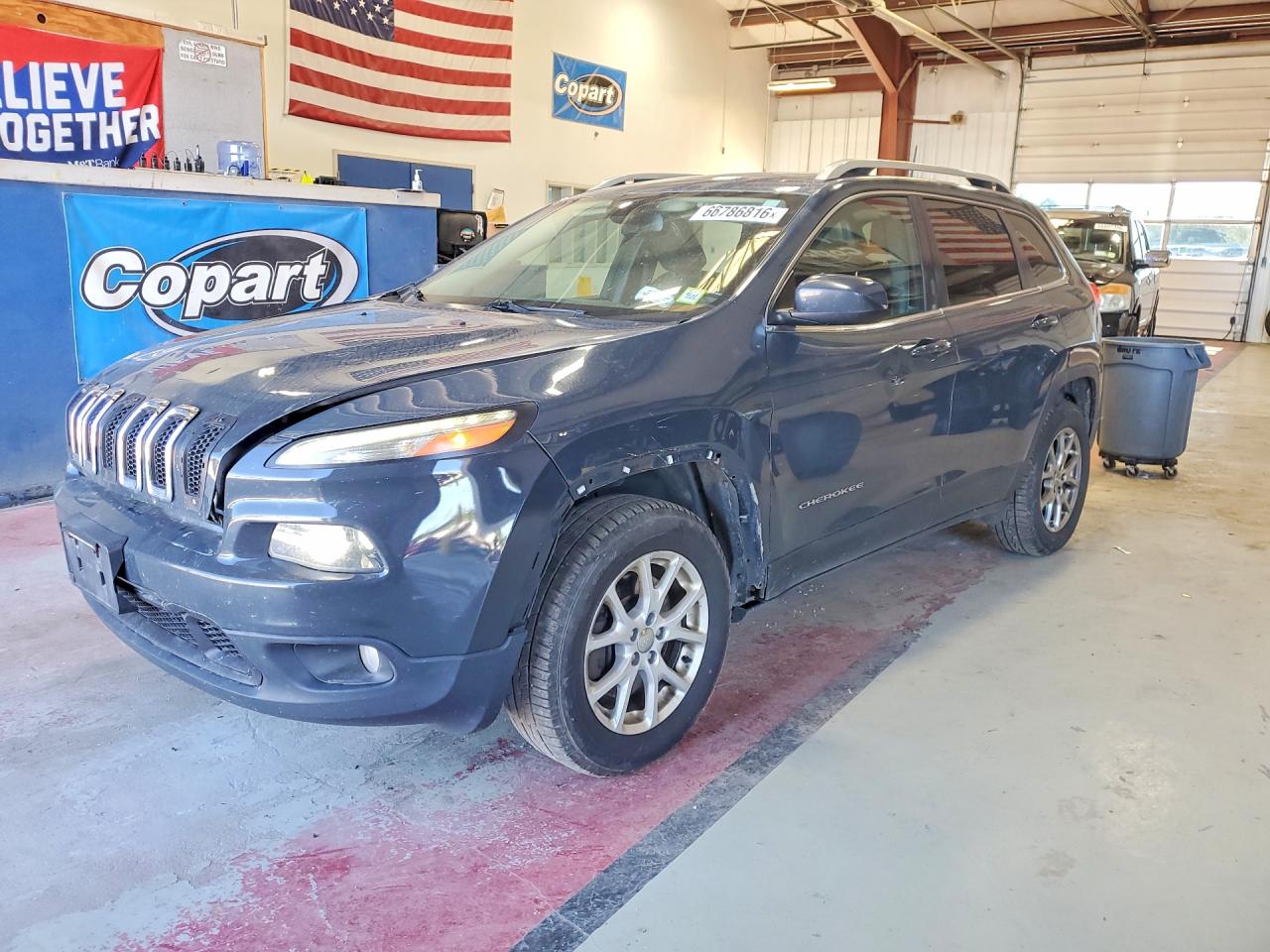 2018 Jeep Cherokee Latitude Plus Угольный vin: 1C4PJMLX8JD615112