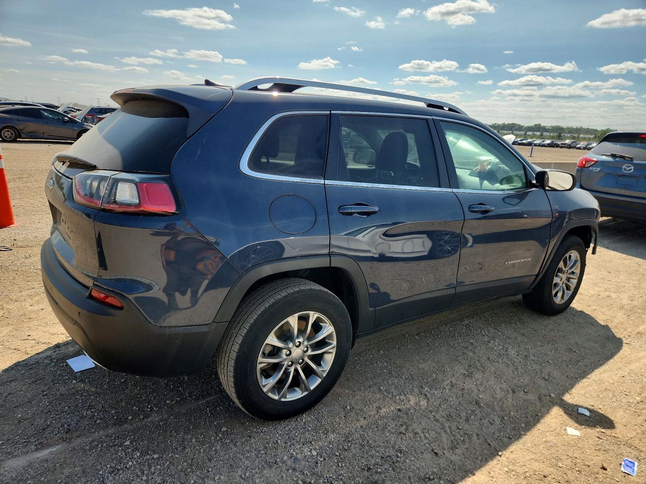 2020 Jeep Cherokee Latitude Plus Blue vin: 1C4PJMLX8LD640661