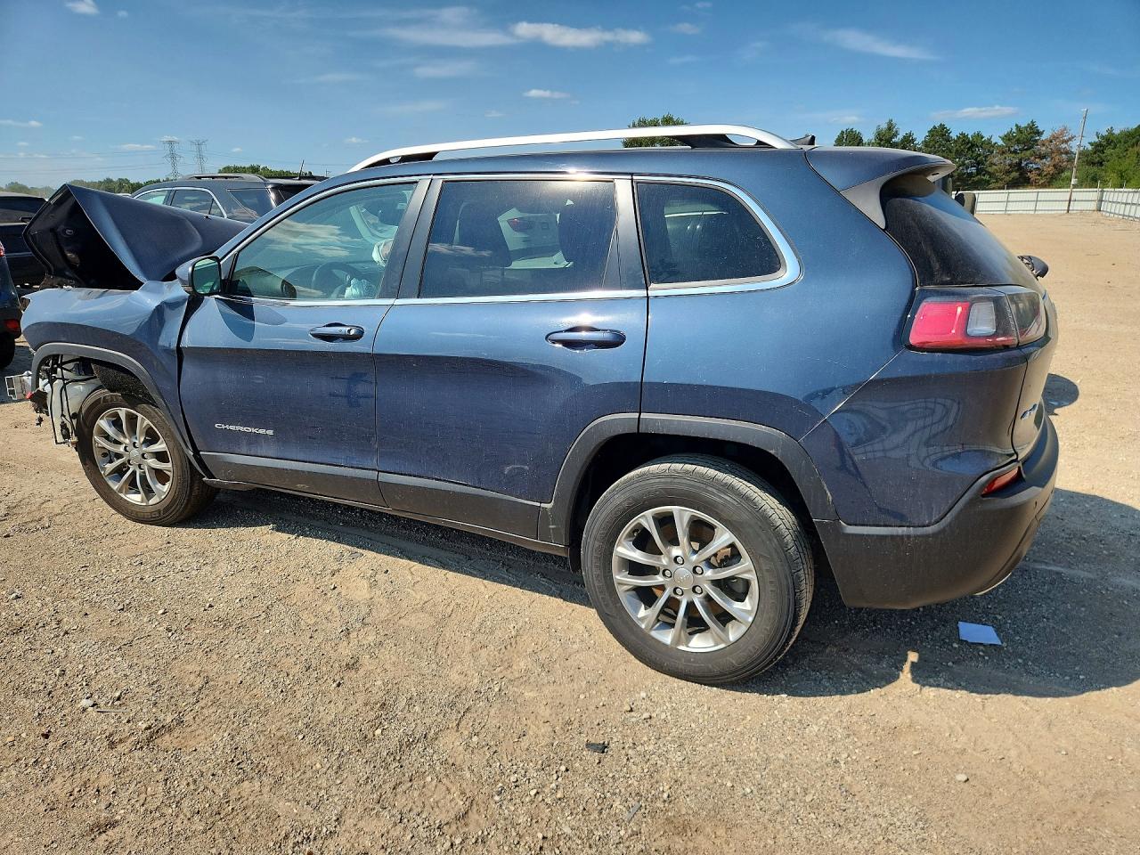 2020 Jeep Cherokee Latitude Plus Blue vin: 1C4PJMLX8LD640661
