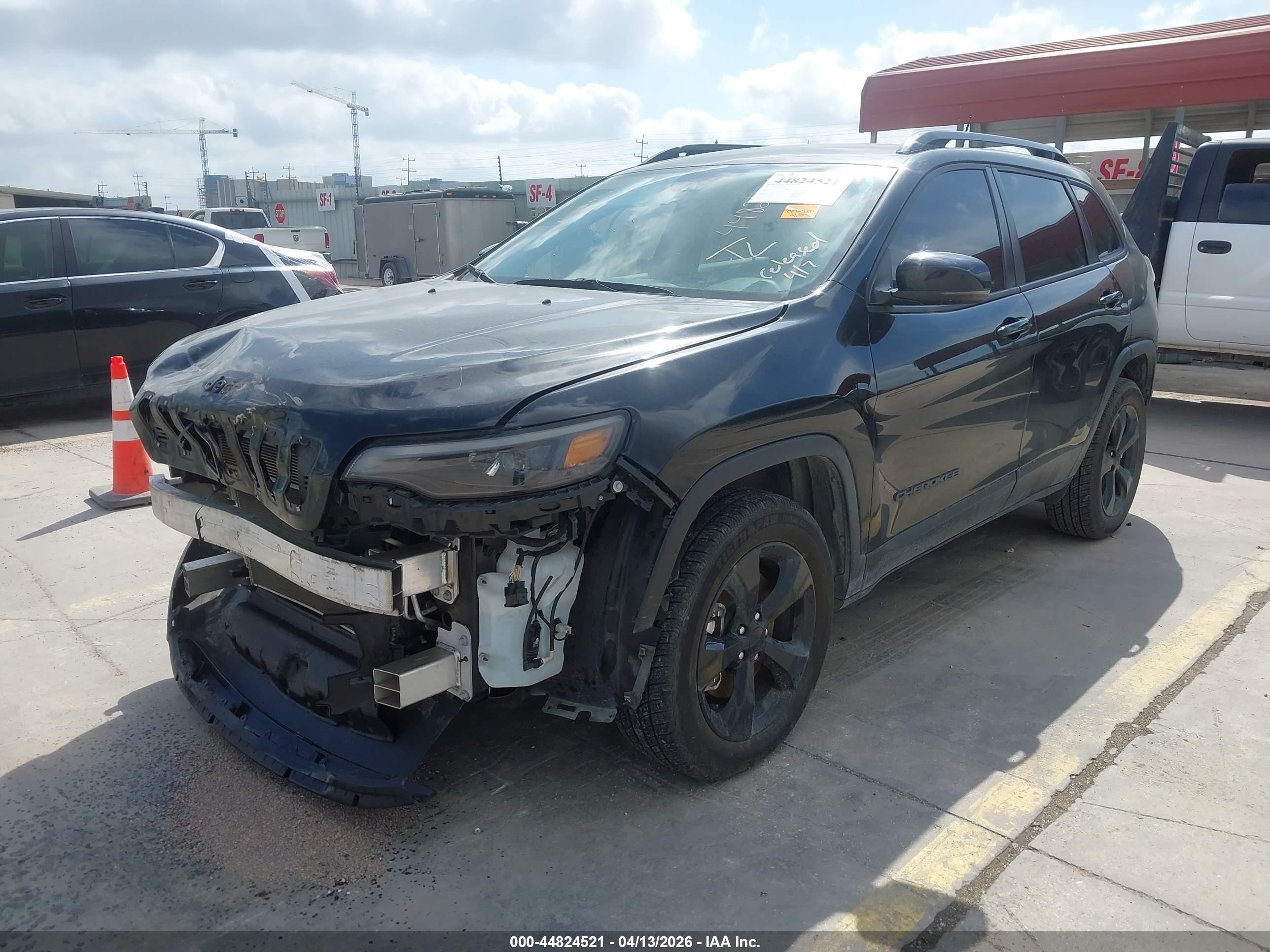 2023 Jeep Cherokee Altitude Lux 4x4 Black vin: 1C4PJMMB6PD101898