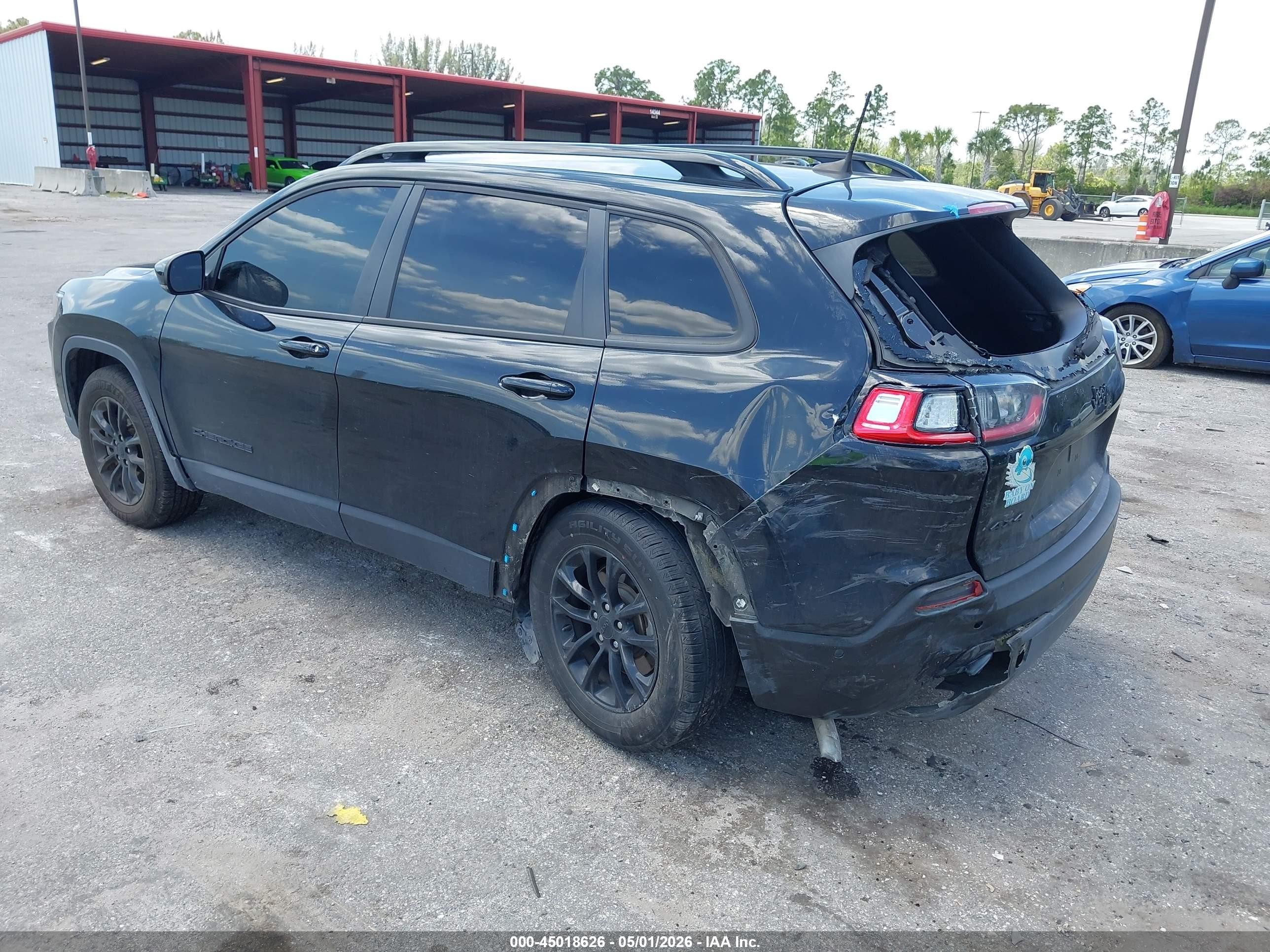 2023 Jeep Cherokee Altitude Lux 4x4 Black vin: 1C4PJMMB6PD115669