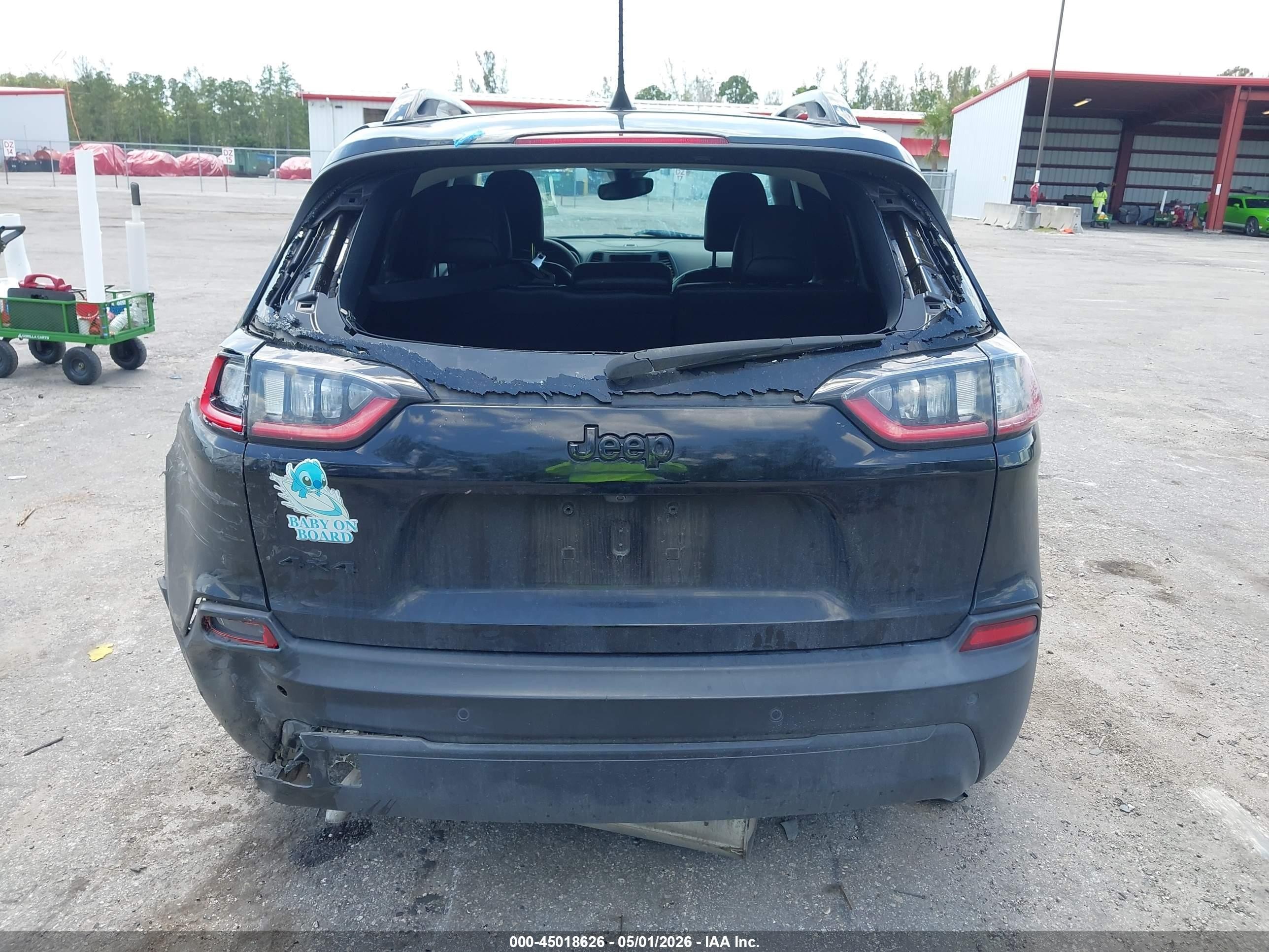 2023 Jeep Cherokee Altitude Lux 4x4 Black vin: 1C4PJMMB6PD115669