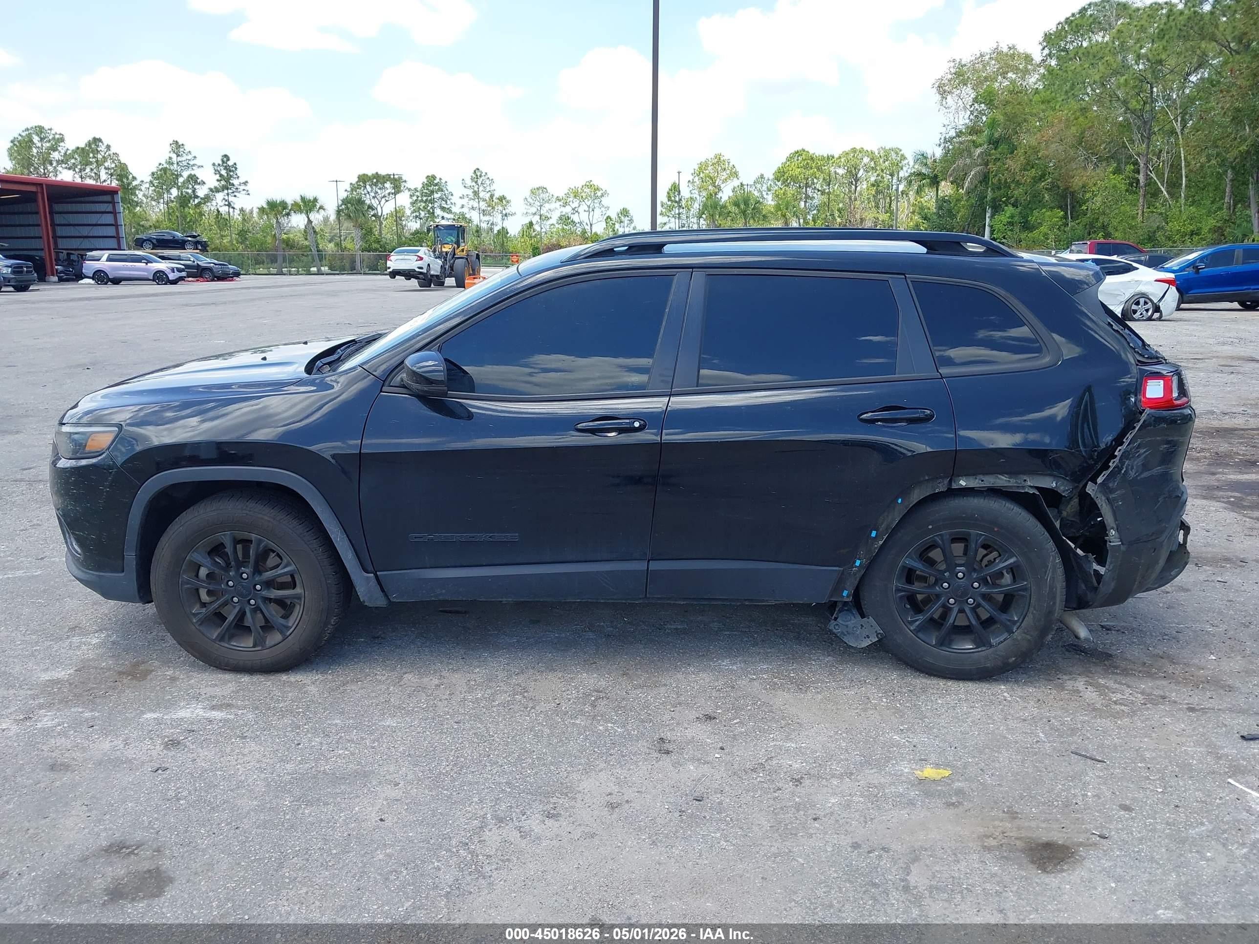 2023 Jeep Cherokee Altitude Lux 4x4 Black vin: 1C4PJMMB6PD115669