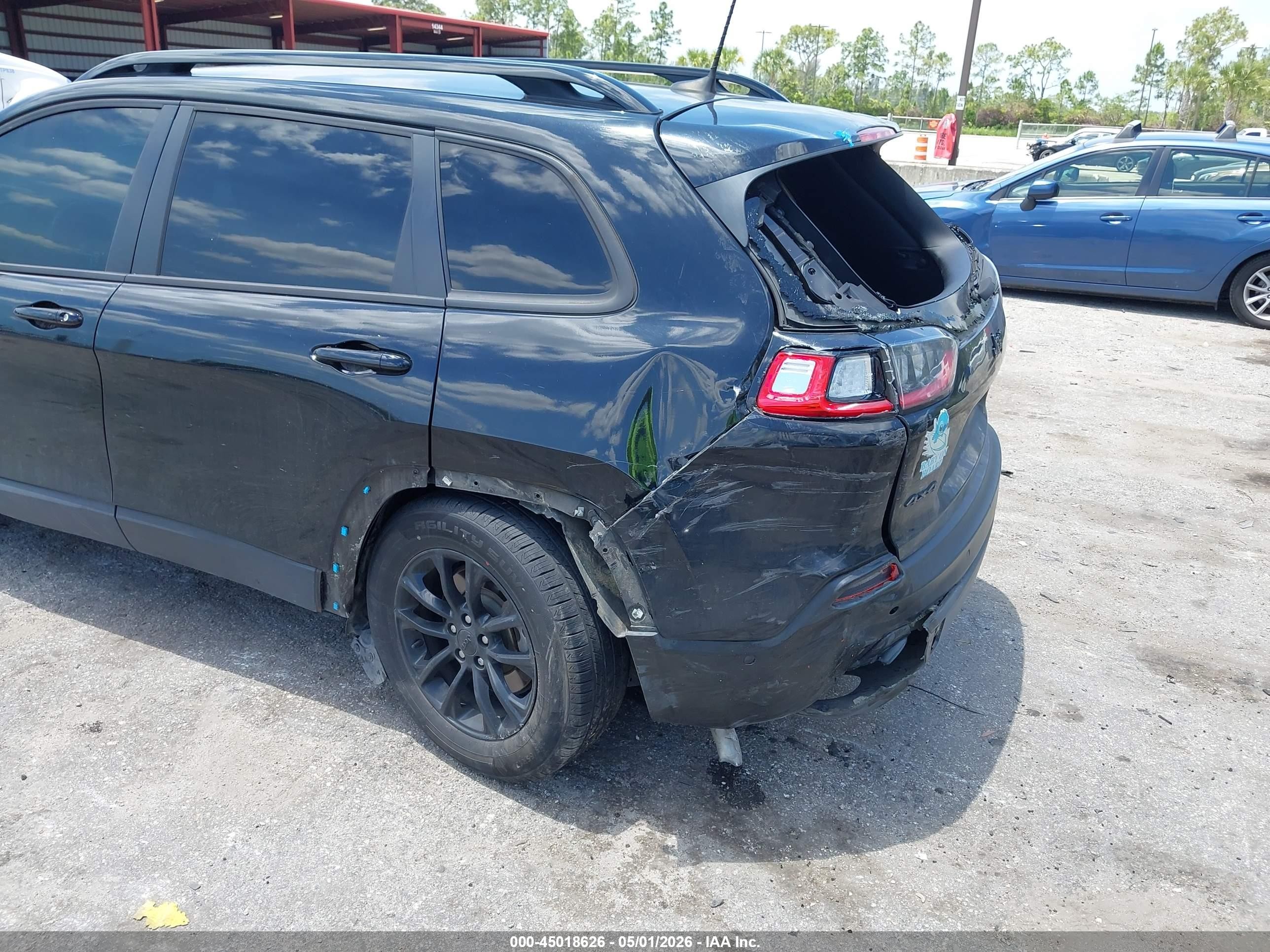 2023 Jeep Cherokee Altitude Lux 4x4 Black vin: 1C4PJMMB6PD115669