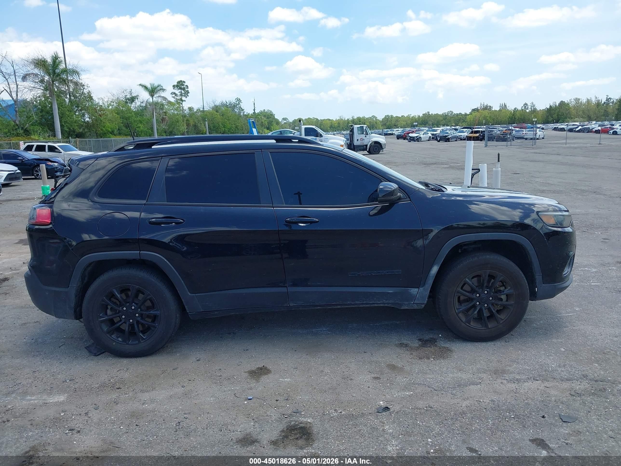 2023 Jeep Cherokee Altitude Lux 4x4 Black vin: 1C4PJMMB6PD115669