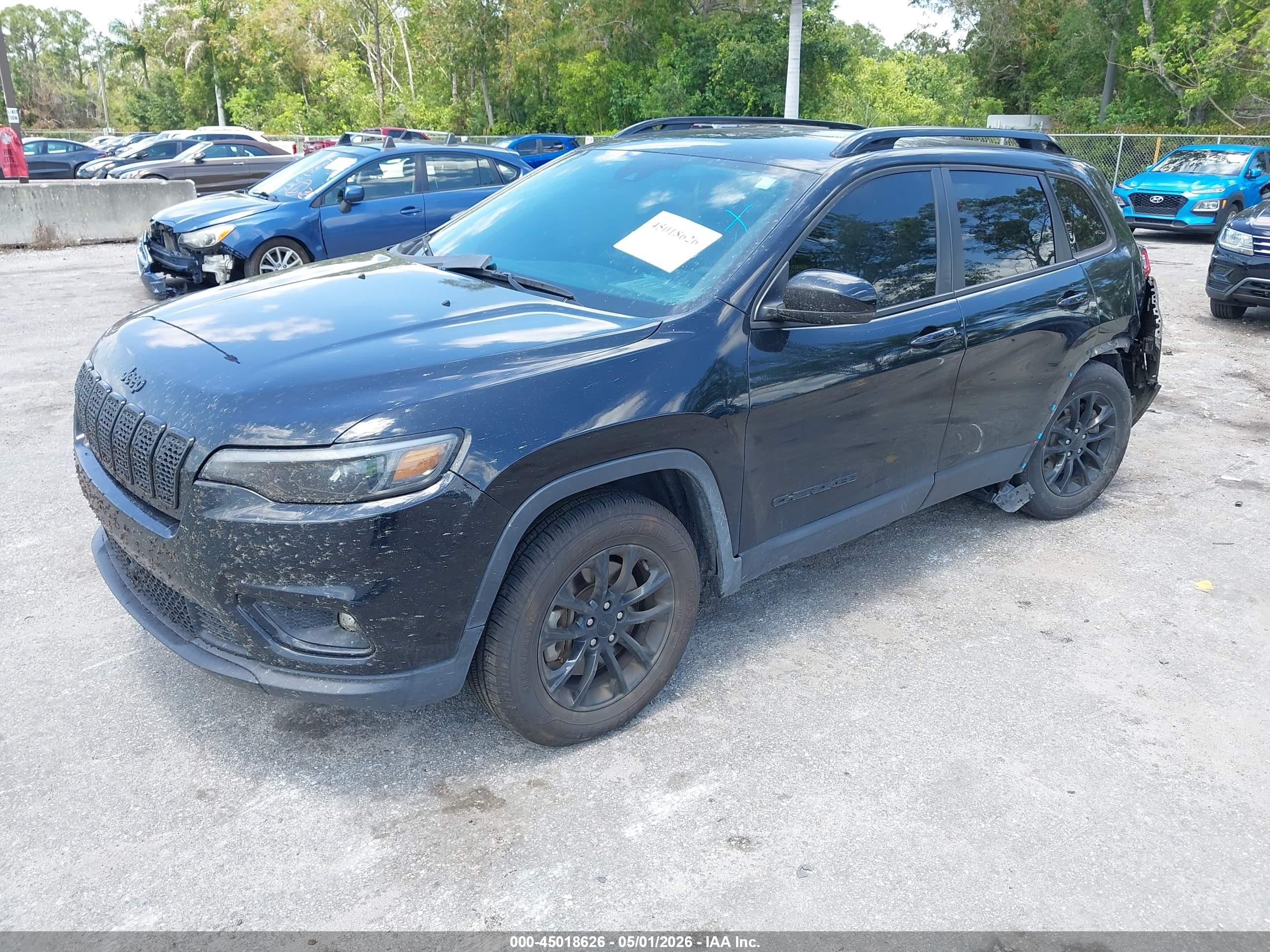 2023 Jeep Cherokee Altitude Lux 4x4 Black vin: 1C4PJMMB6PD115669