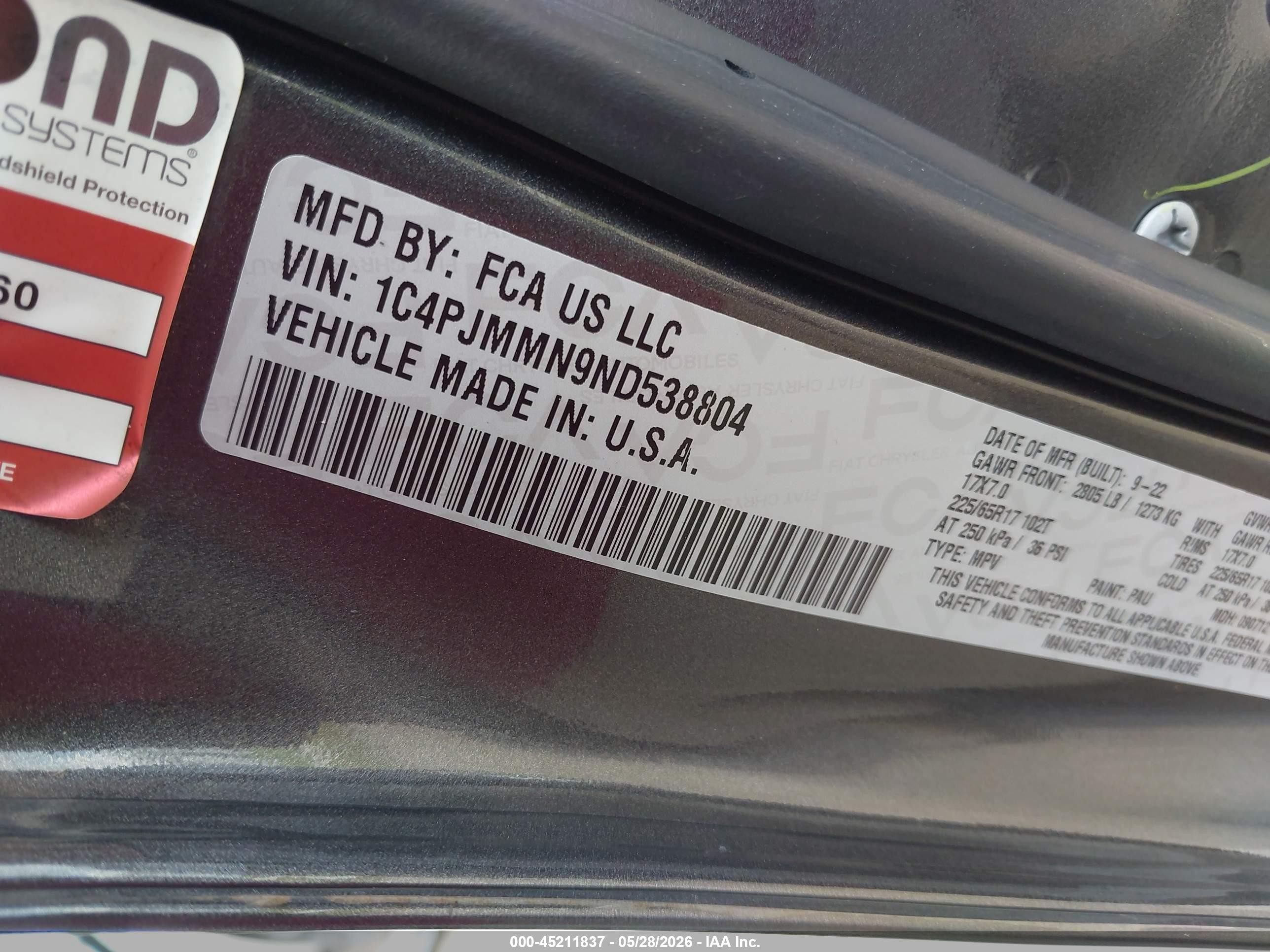 2022 Jeep Cherokee Latitude Lux 4x4 Gray vin: 1C4PJMMN9ND538804