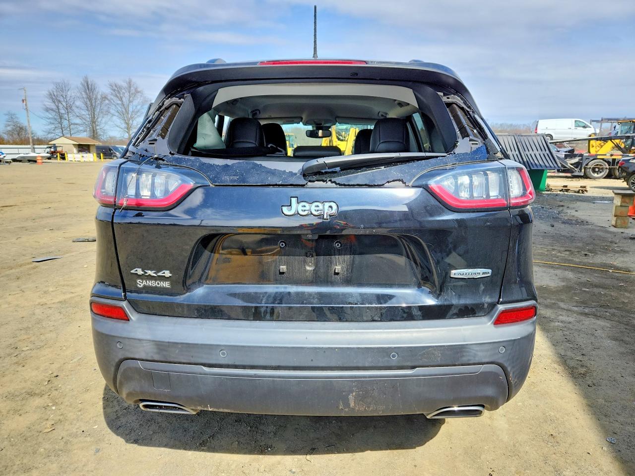 2022 Jeep Cherokee Latitude Lux Black vin: 1C4PJMMX1ND507015