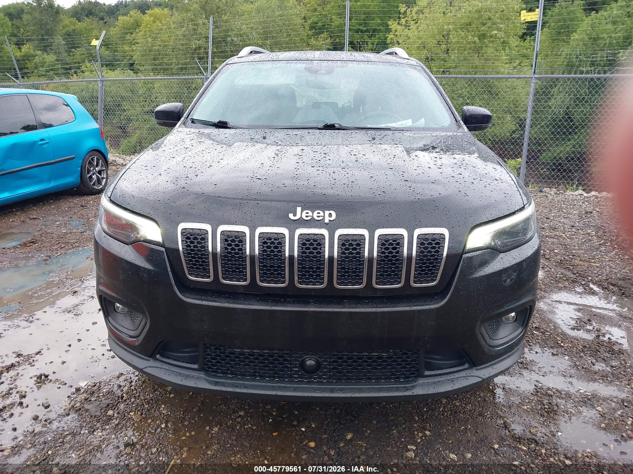 2021 Jeep Cherokee Latitude Lux 4x4 Black vin: 1C4PJMMX8MD102879