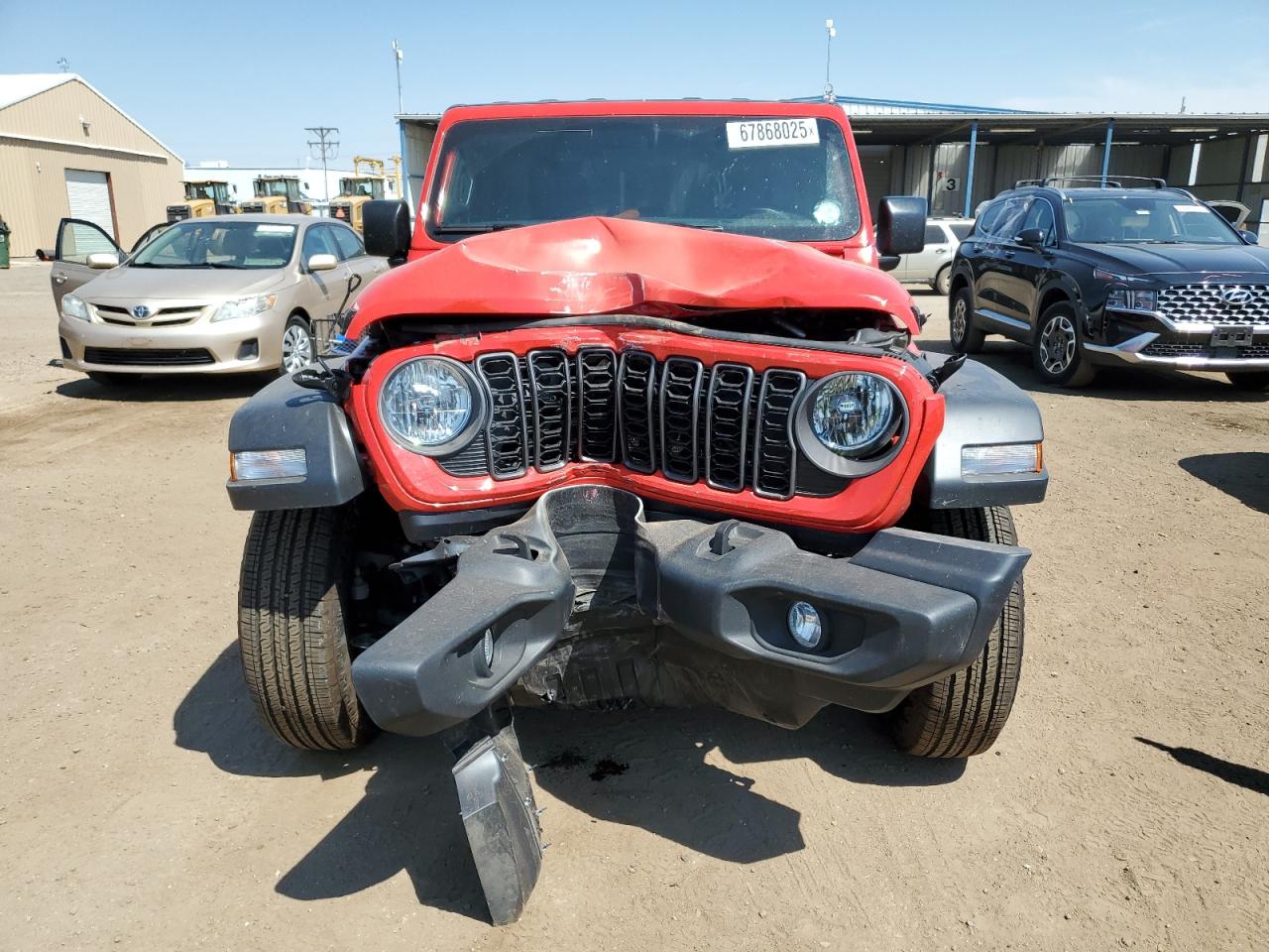 2025 Jeep Wrangler Sport Красный vin: 1C4PJXAN2SW545261