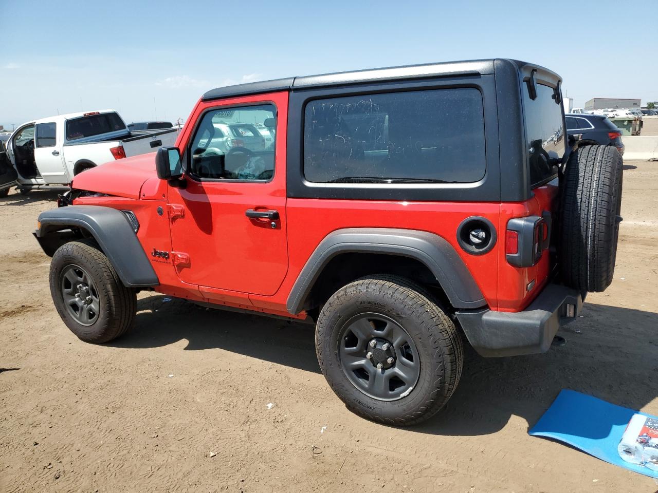 2025 Jeep Wrangler Sport Красный vin: 1C4PJXAN2SW545261