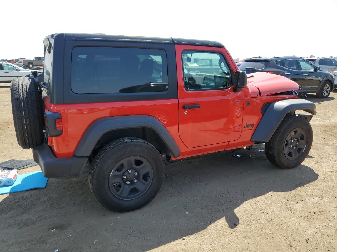 2025 Jeep Wrangler Sport Красный vin: 1C4PJXAN2SW545261