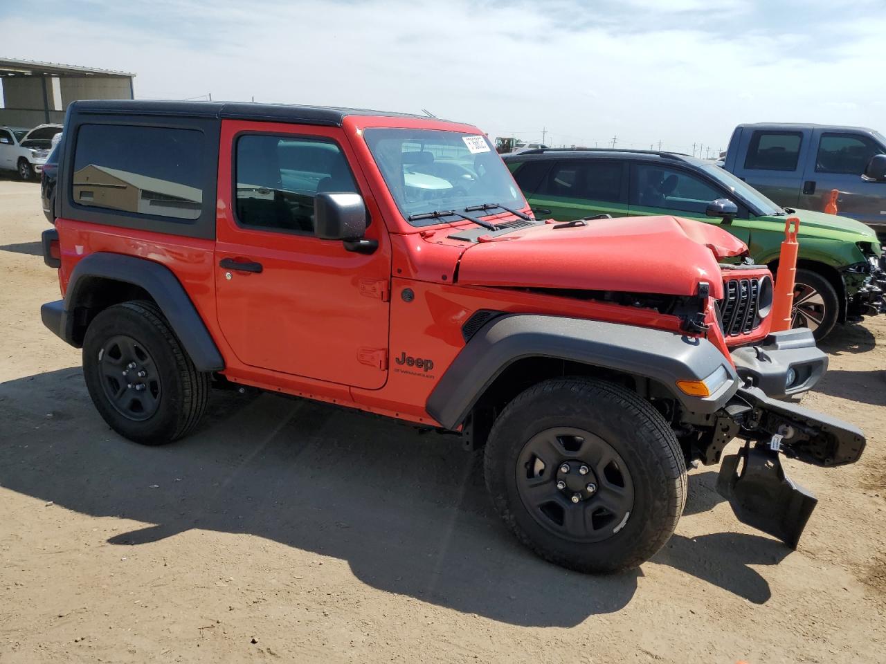 2025 Jeep Wrangler Sport Красный vin: 1C4PJXAN2SW545261