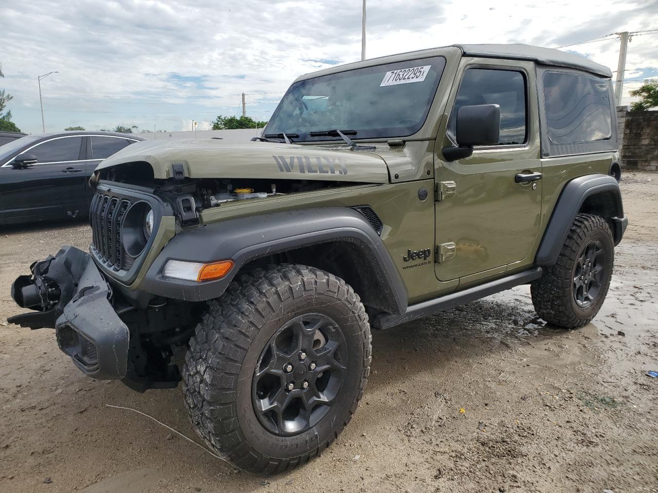 2025 Jeep Wrangler Sport Green vin: 1C4PJXAN6SW508794