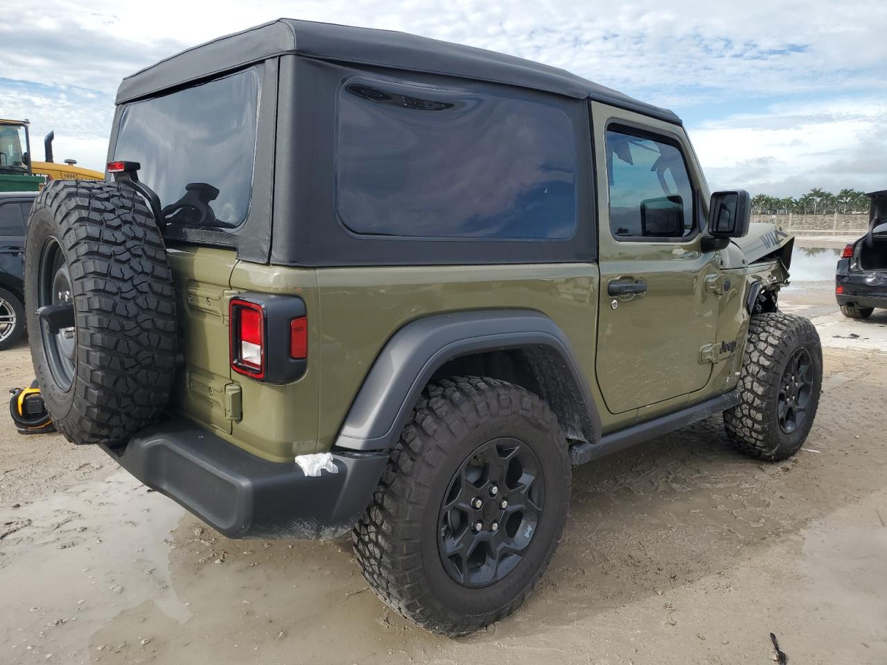 2025 Jeep Wrangler Sport Green vin: 1C4PJXAN6SW508794