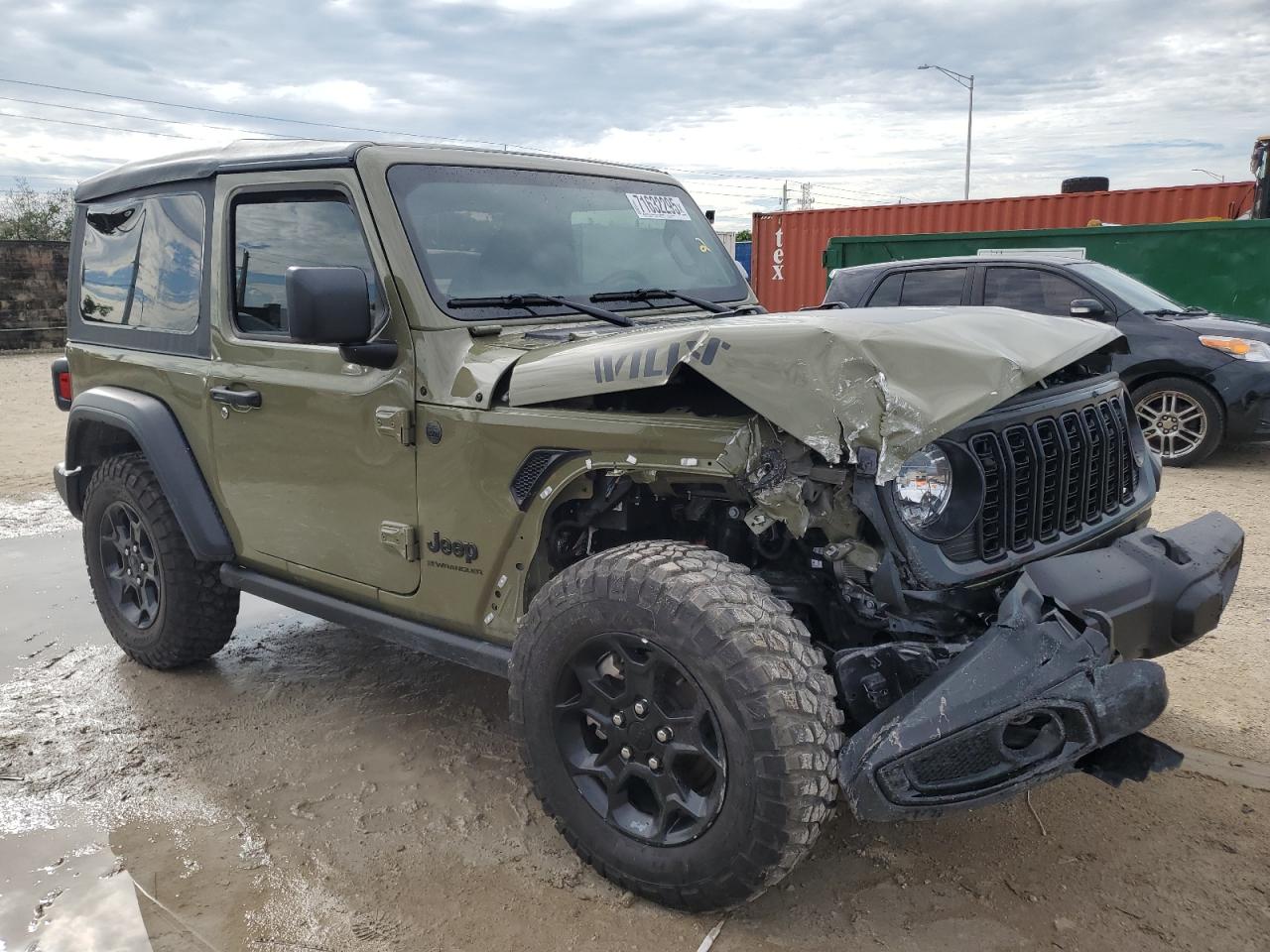 2025 Jeep Wrangler Sport Green vin: 1C4PJXAN6SW508794