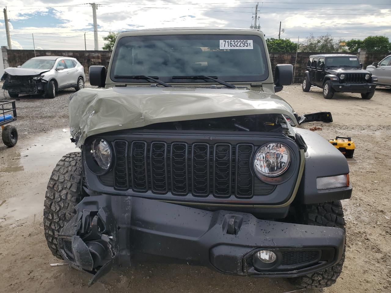 2025 Jeep Wrangler Sport Green vin: 1C4PJXAN6SW508794