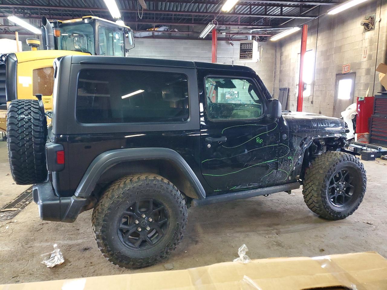 2025 Jeep Wrangler Sport Черный vin: 1C4PJXAN9SW588155