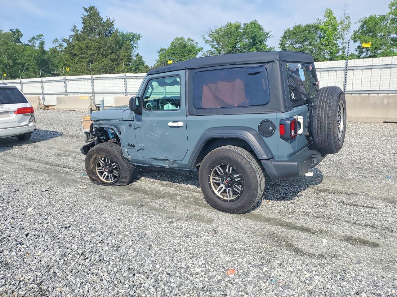 2025 Jeep Wrangler Sport Gray vin: 1C4PJXANXSW624550