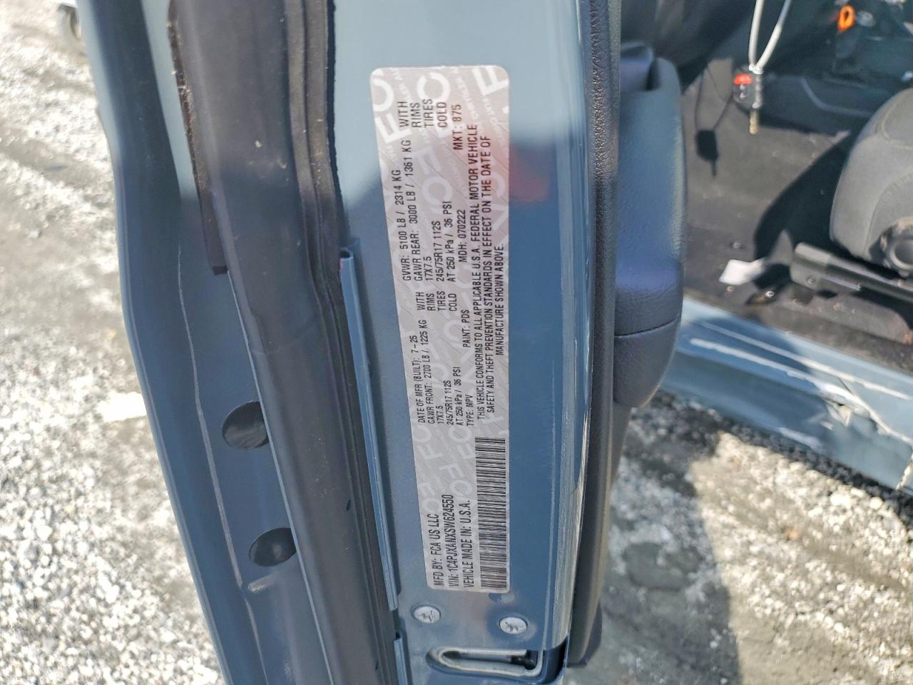 2025 Jeep Wrangler Sport Gray vin: 1C4PJXANXSW624550