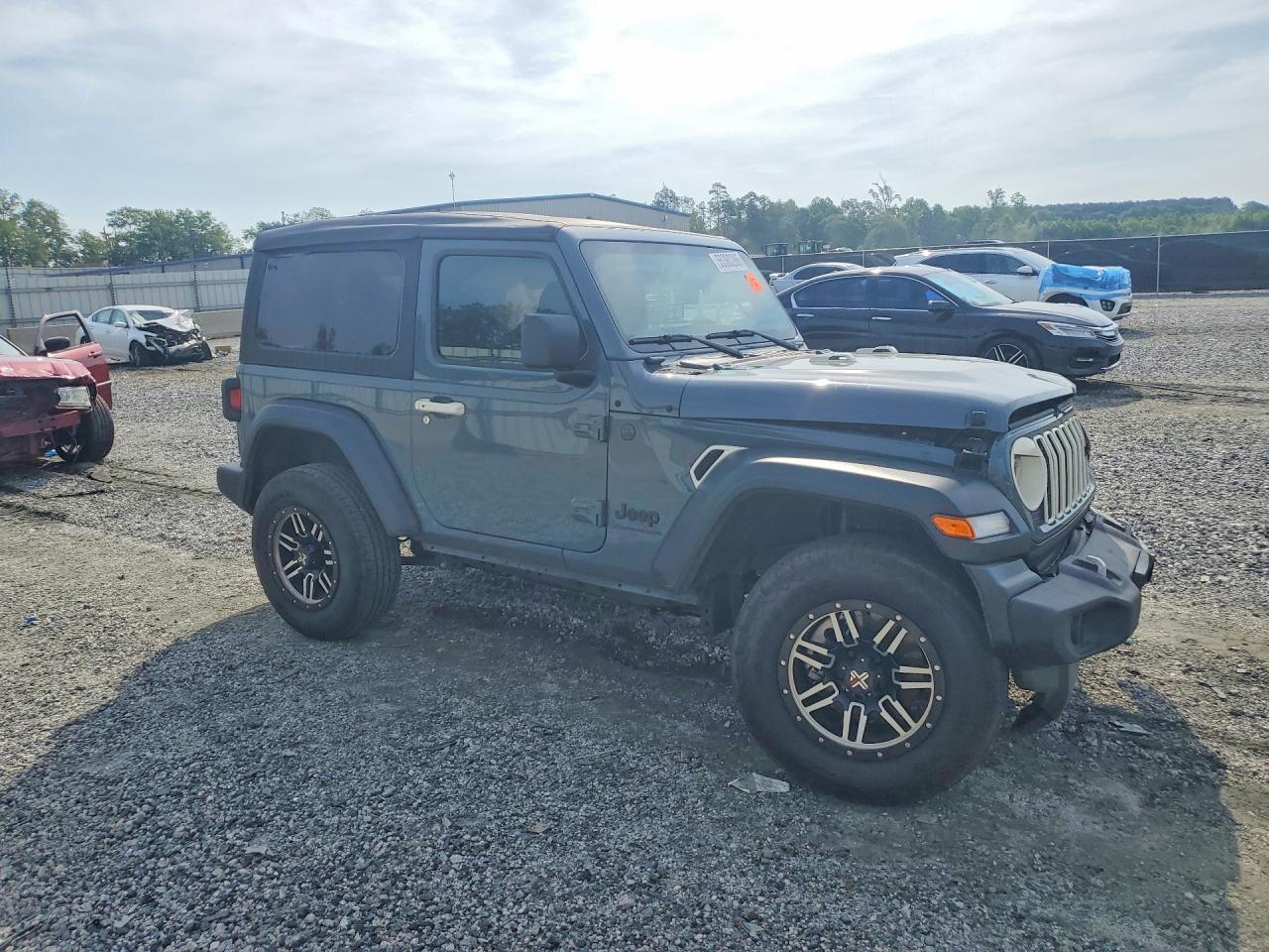 2025 Jeep Wrangler Sport Gray vin: 1C4PJXANXSW624550