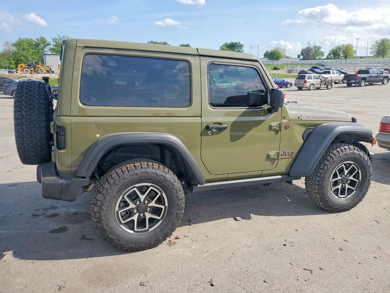 2025 Jeep Wrangler Rubicon Зеленый vin: 1C4PJXCNXSW649123