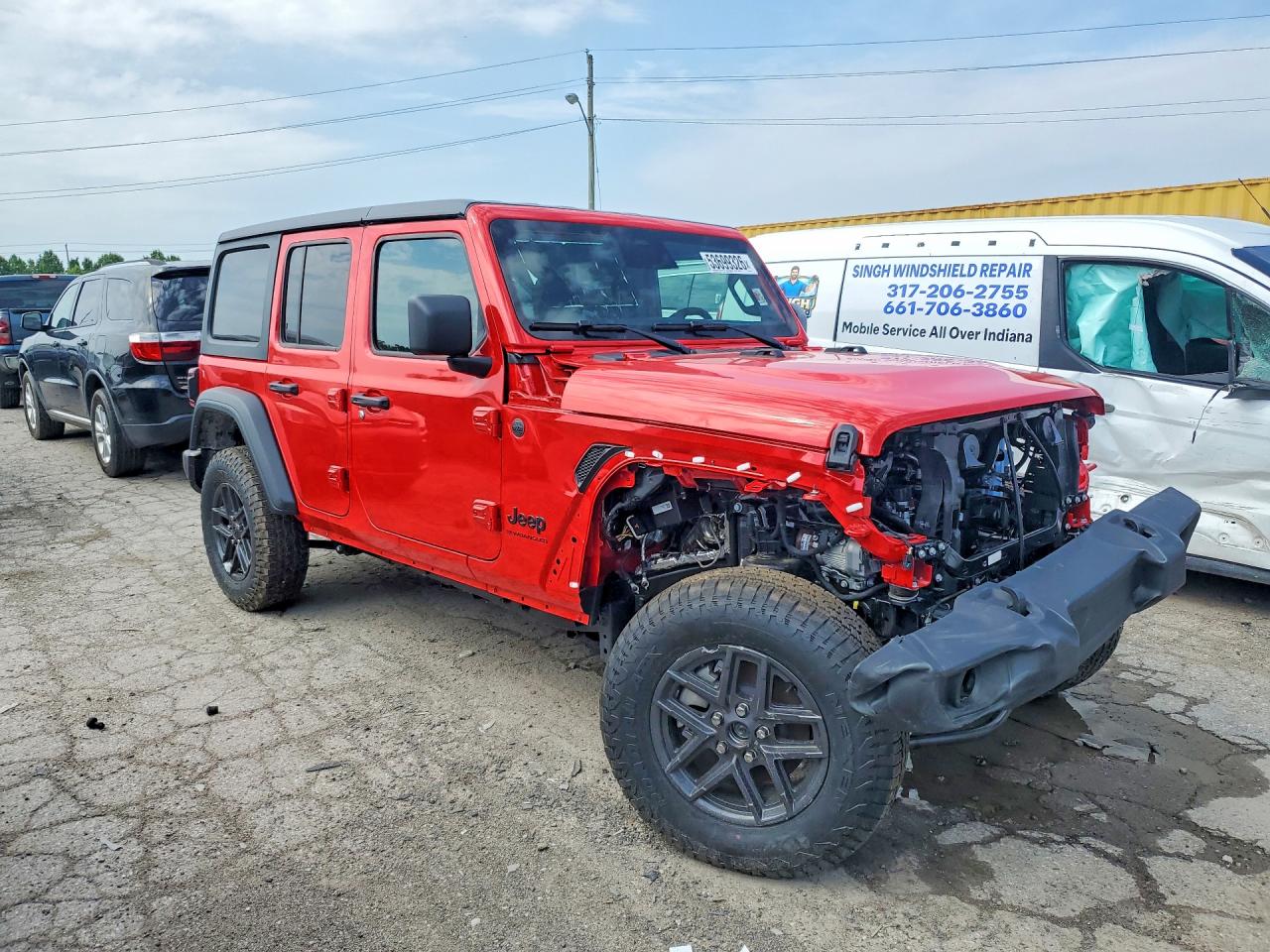 2026 Jeep Wrangler Sport Red vin: 1C4PJXDG1TW186399