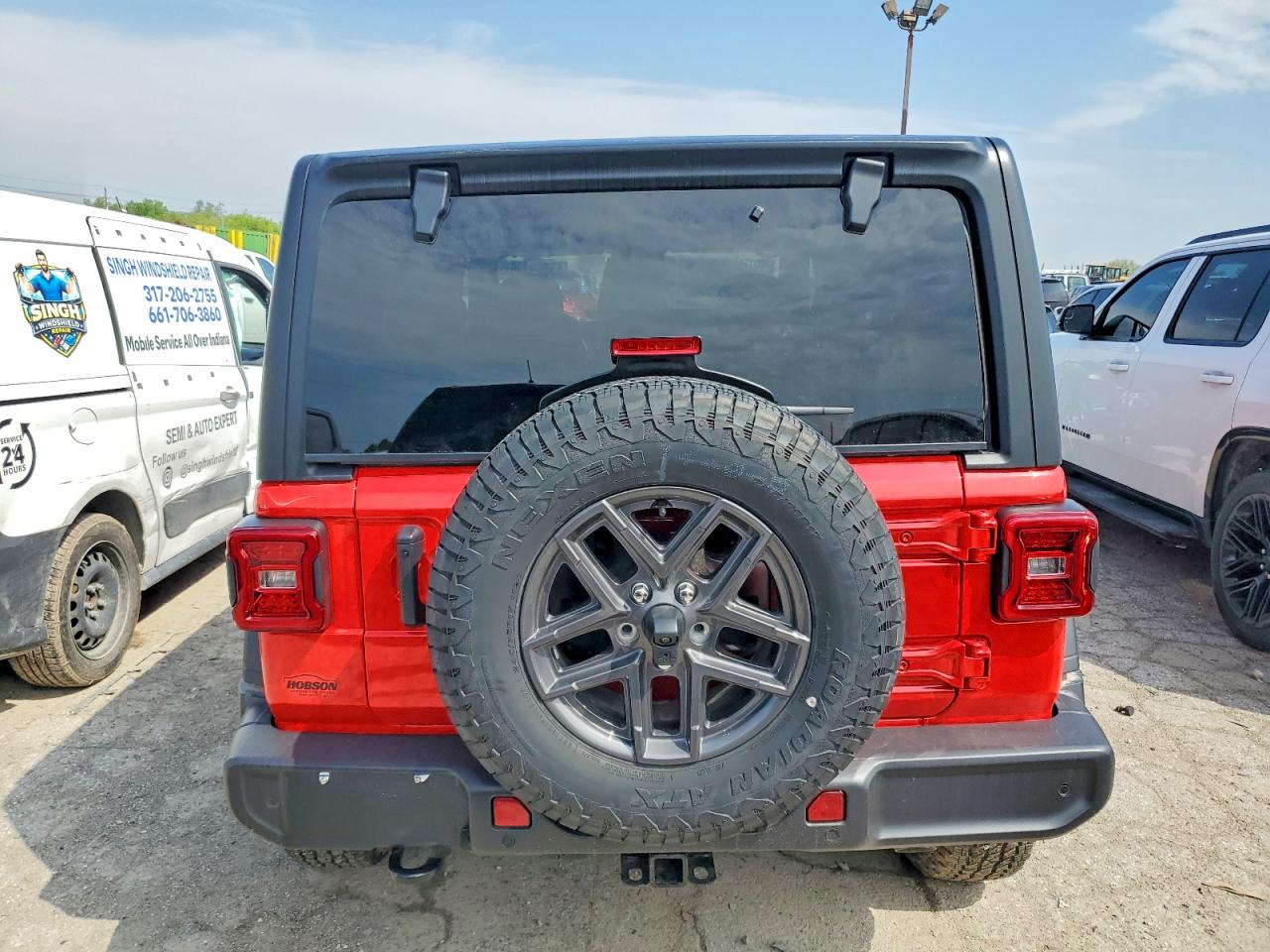 2026 Jeep Wrangler Sport Red vin: 1C4PJXDG1TW186399