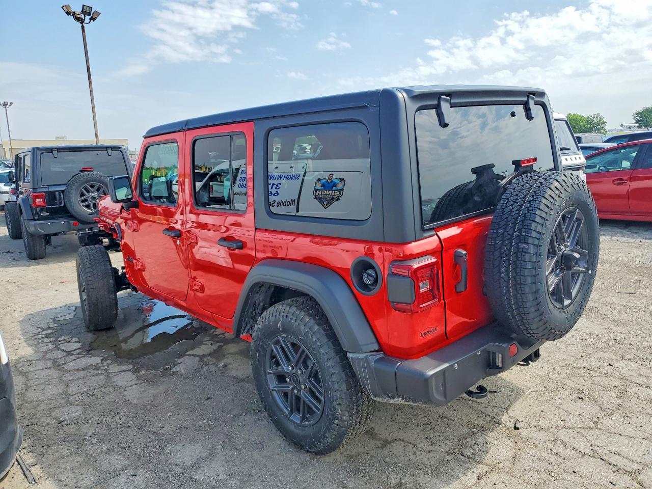 2026 Jeep Wrangler Sport Red vin: 1C4PJXDG1TW186399