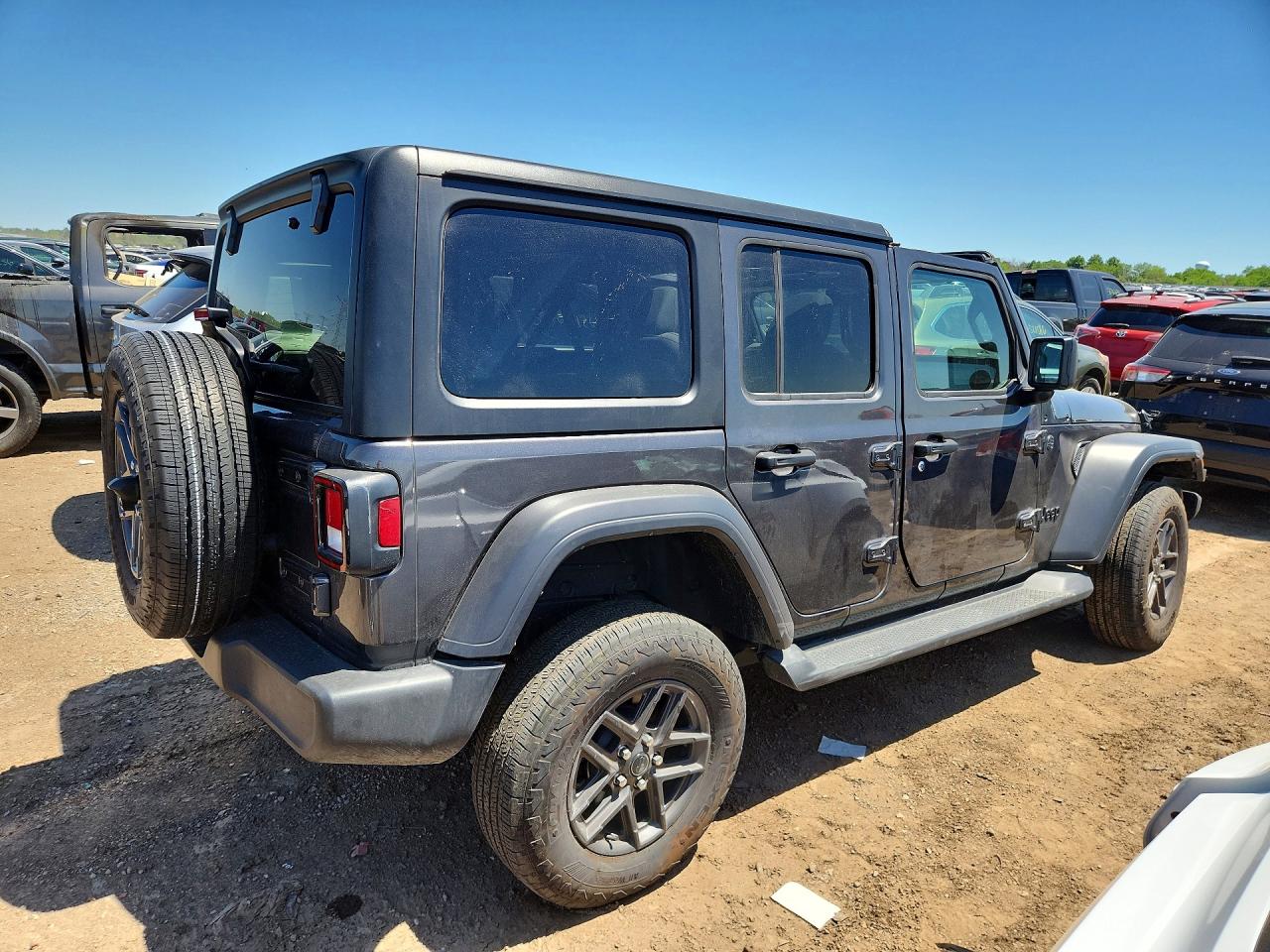 2024 Jeep Wrangler Sport Серый vin: 1C4PJXDG3RW313808