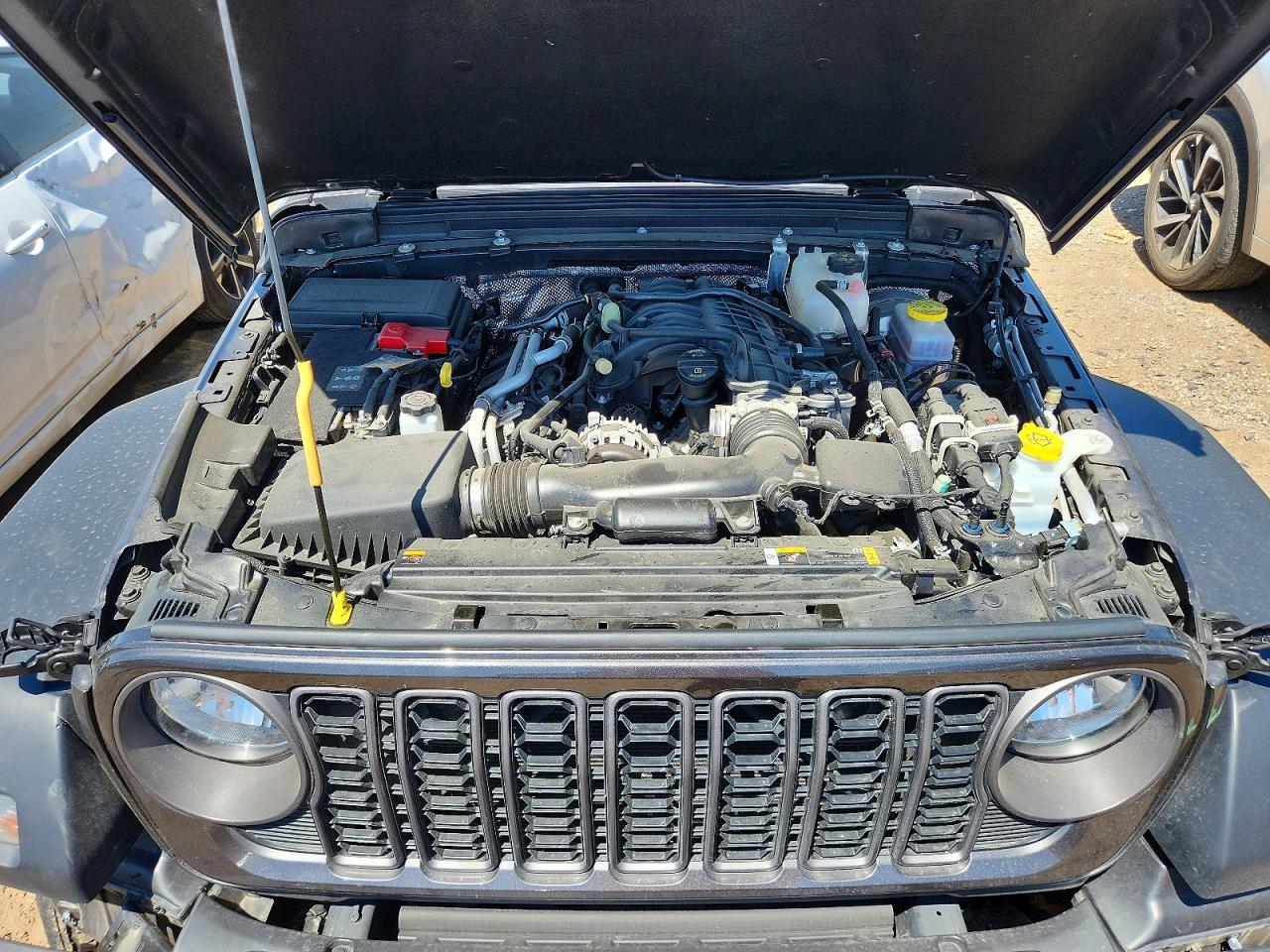 2024 Jeep Wrangler Sport Серый vin: 1C4PJXDG3RW313808