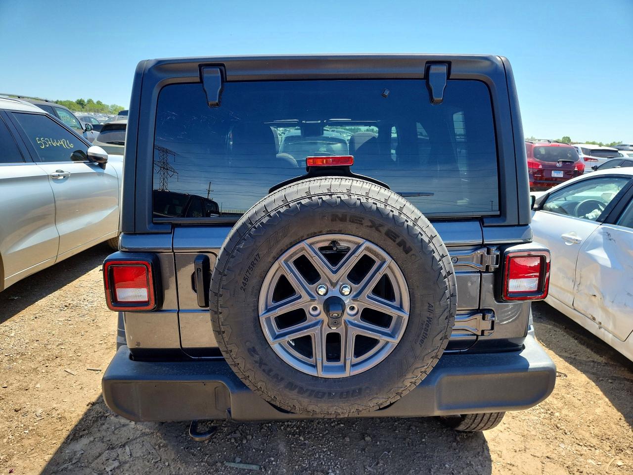 2024 Jeep Wrangler Sport Серый vin: 1C4PJXDG3RW313808