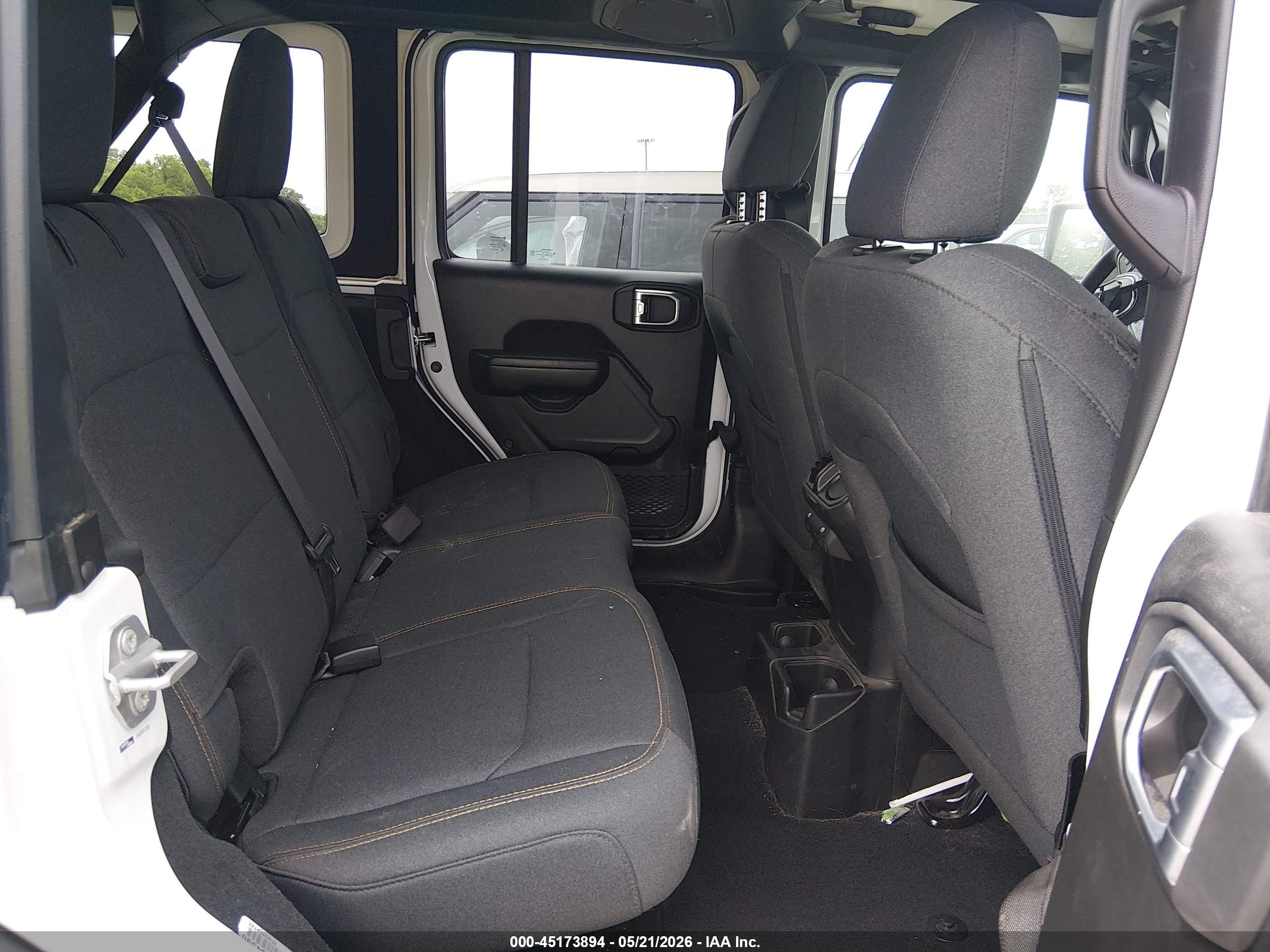 2024 Jeep Wrangler 4-door Sport S 4x4 White vin: 1C4PJXDG3RW315218