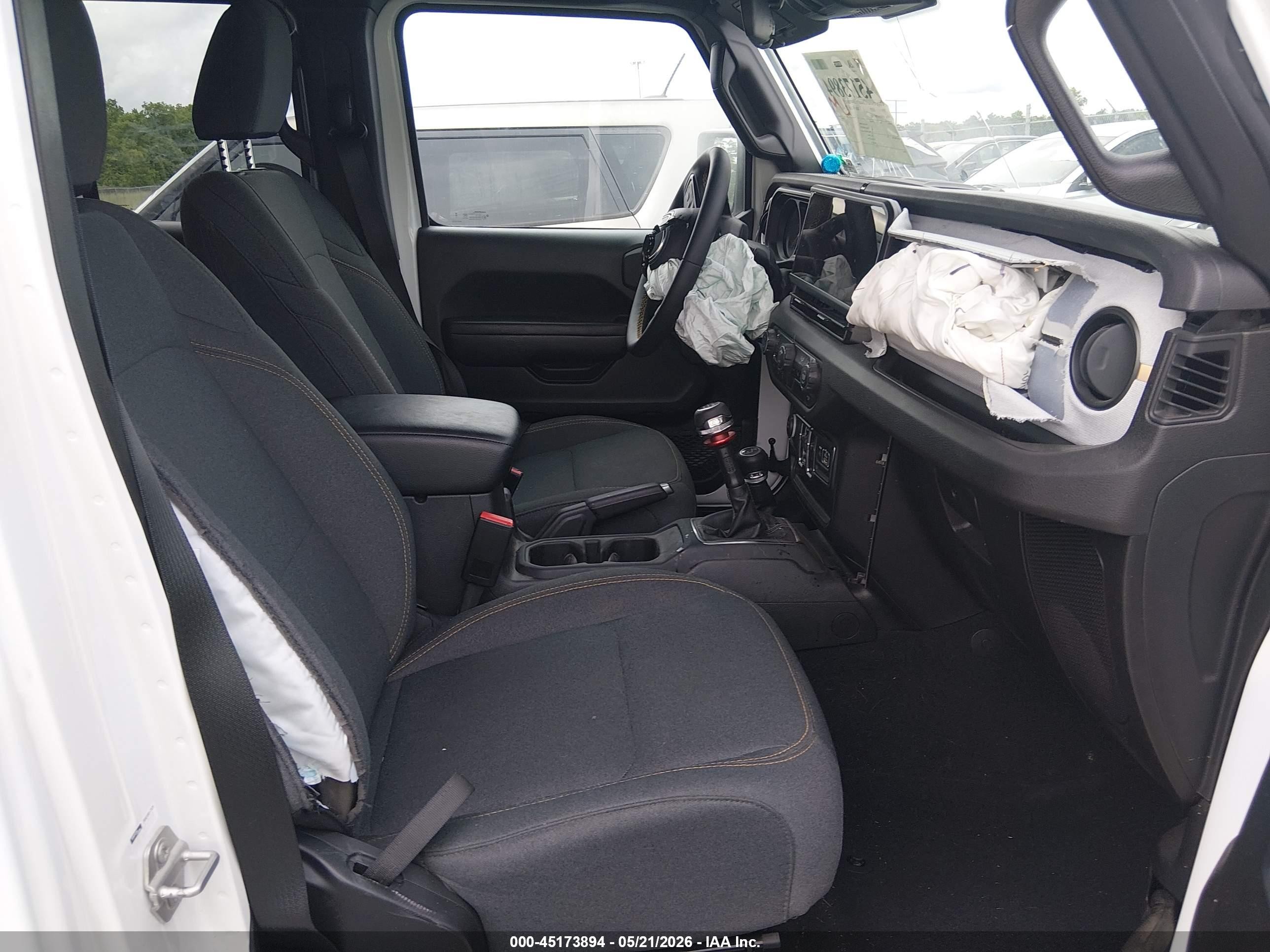 2024 Jeep Wrangler 4-door Sport S 4x4 White vin: 1C4PJXDG3RW315218