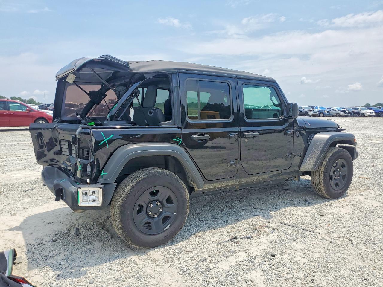 2025 Jeep Wrangler Sport Черный vin: 1C4PJXDG3SW606579