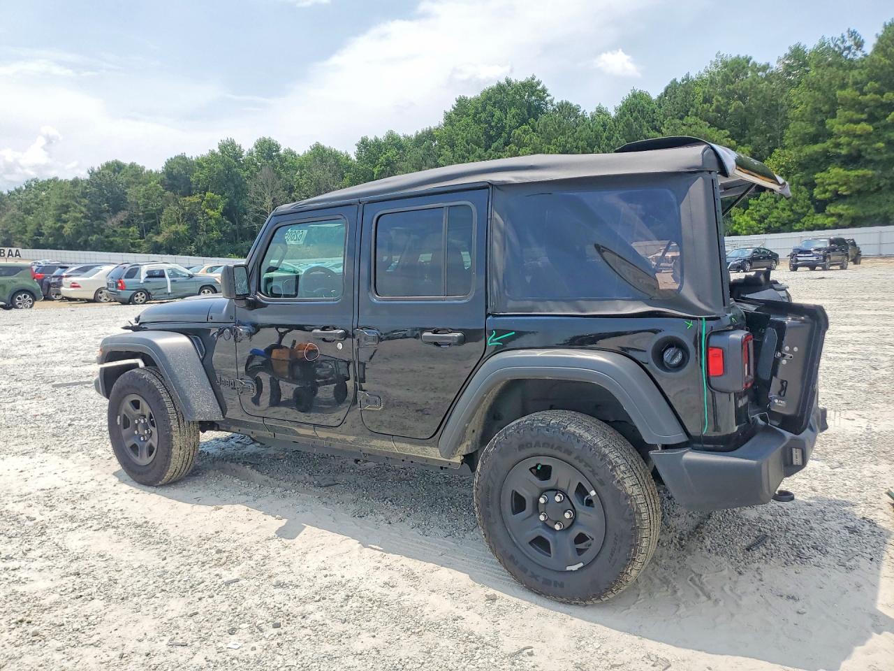 2025 Jeep Wrangler Sport Черный vin: 1C4PJXDG3SW606579