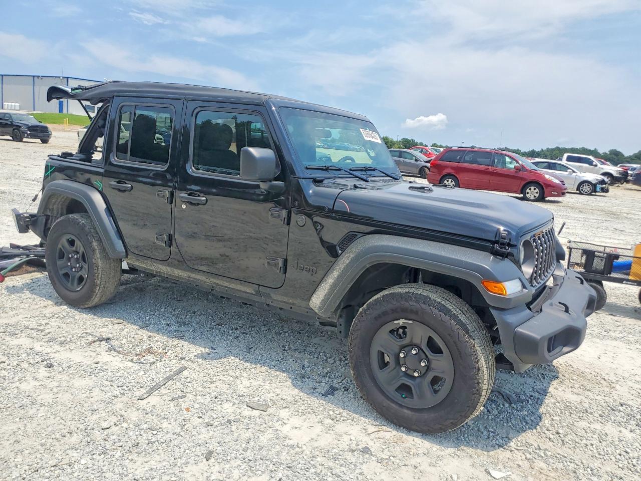 2025 Jeep Wrangler Sport Черный vin: 1C4PJXDG3SW606579