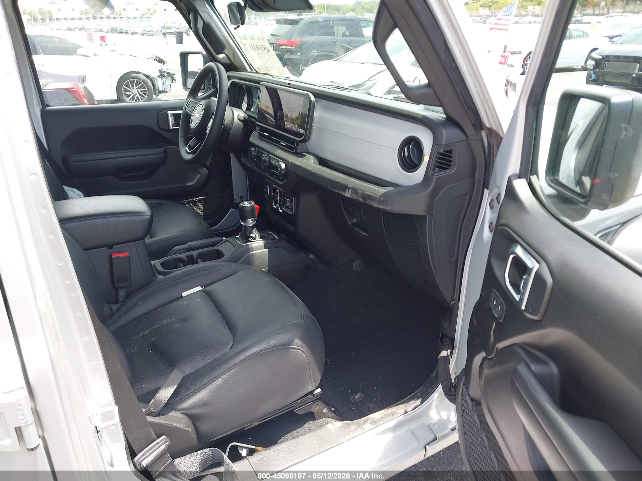 2024 Jeep Wrangler 4-door Sport S 4x4 Серебряный vin: 1C4PJXDG4RW244725