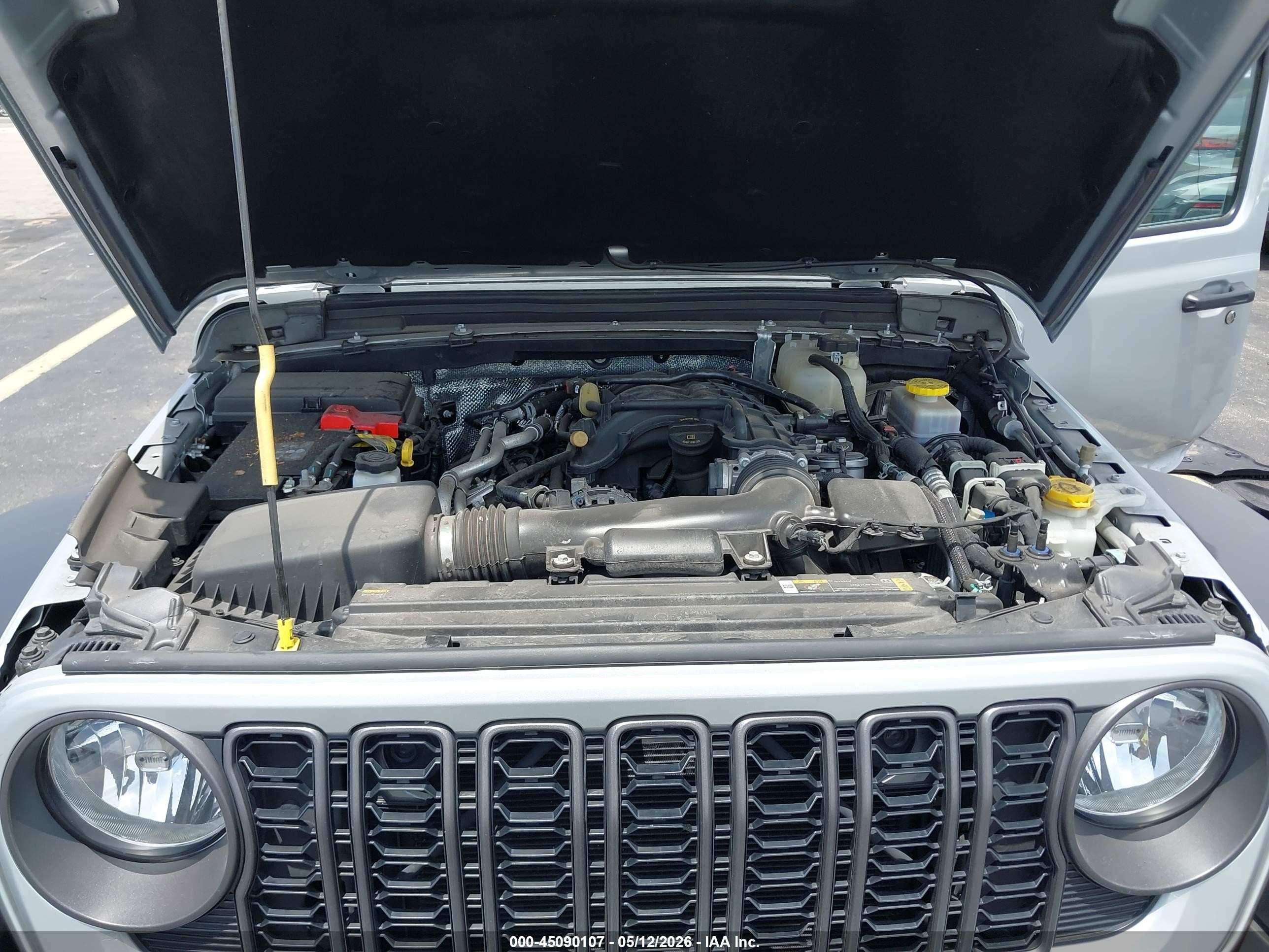 2024 Jeep Wrangler 4-door Sport S 4x4 Серебряный vin: 1C4PJXDG4RW244725
