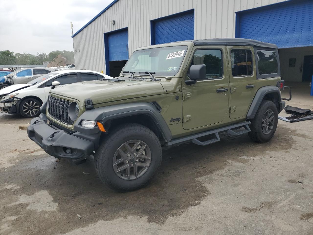 2025 Jeep Wrangler Sport Зеленый vin: 1C4PJXDG5SW563914