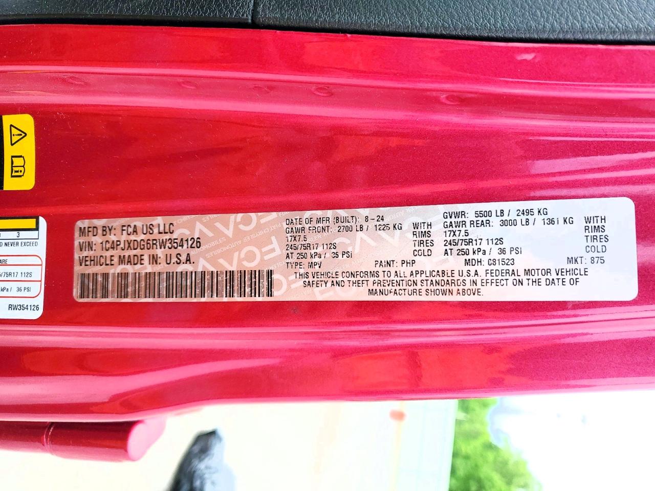 2024 Jeep Wrangler Sport Pink vin: 1C4PJXDG6RW354126