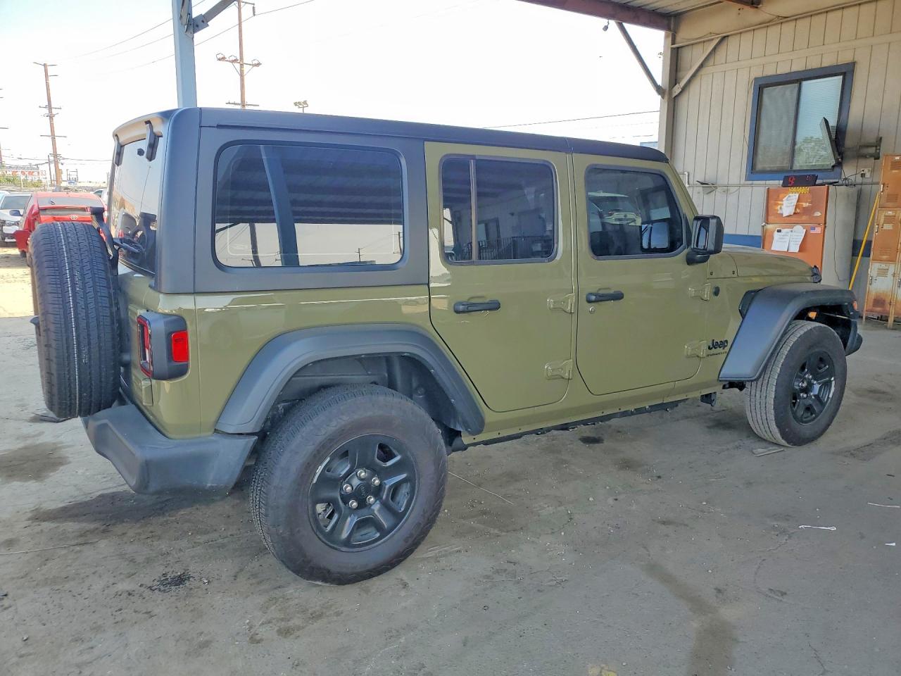 2025 Jeep Wrangler Sport Green vin: 1C4PJXDG6SW631380