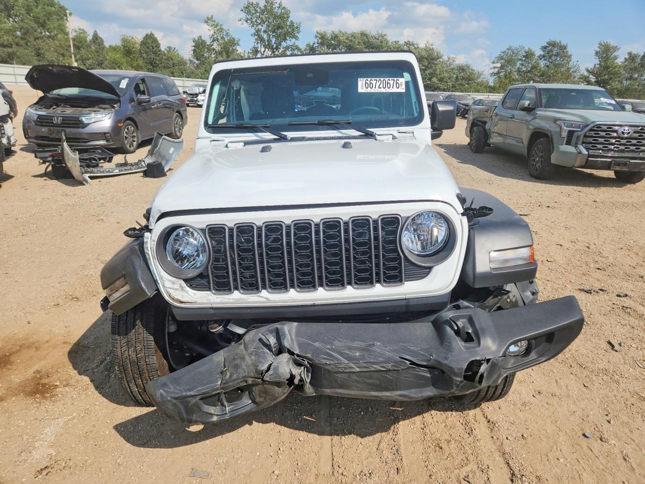 2025 Jeep Wrangler Sport White vin: 1C4PJXDG7SW544605