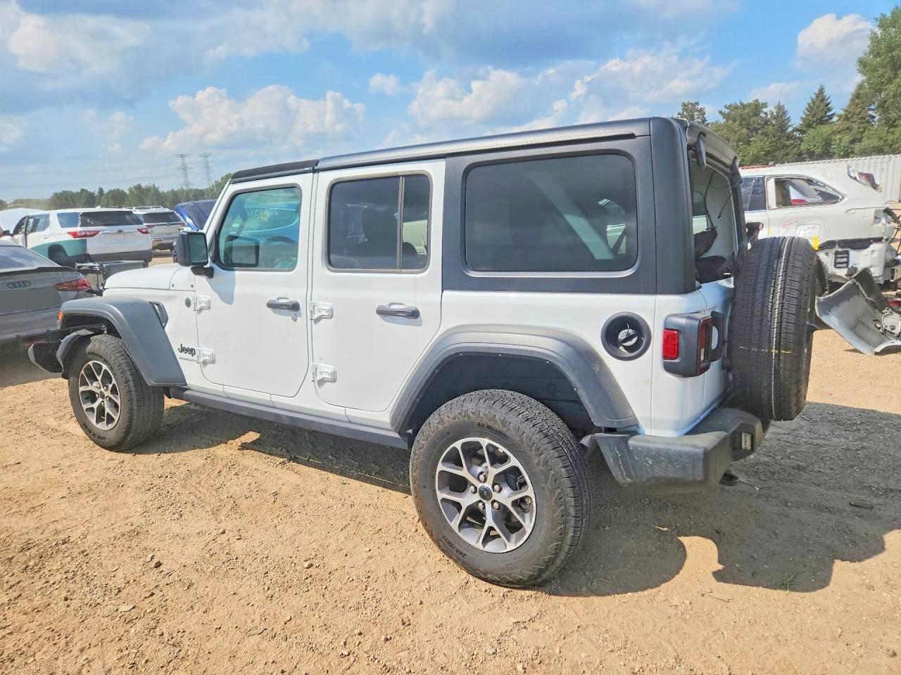 2025 Jeep Wrangler Sport White vin: 1C4PJXDG7SW544605
