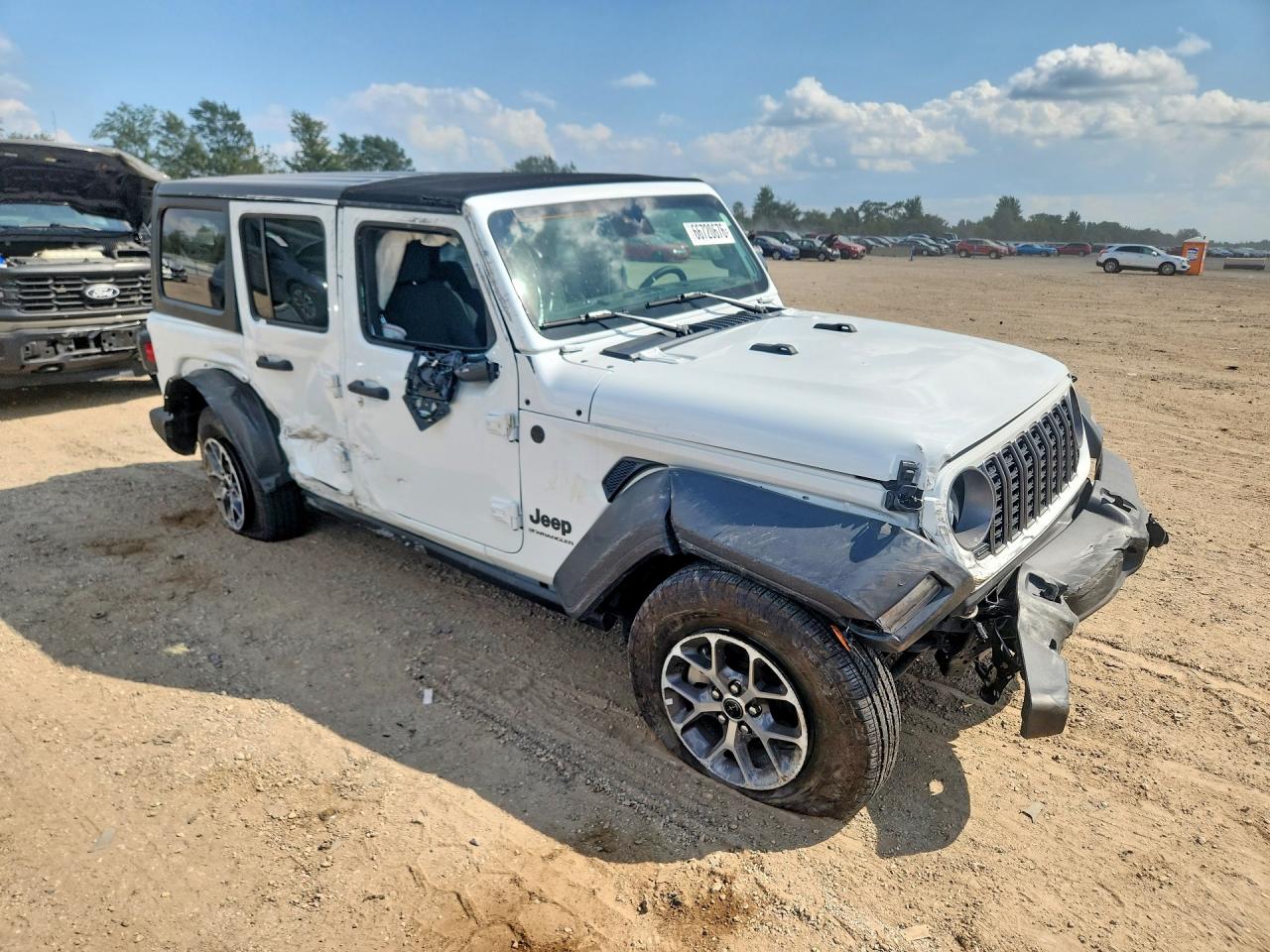 2025 Jeep Wrangler Sport White vin: 1C4PJXDG7SW544605